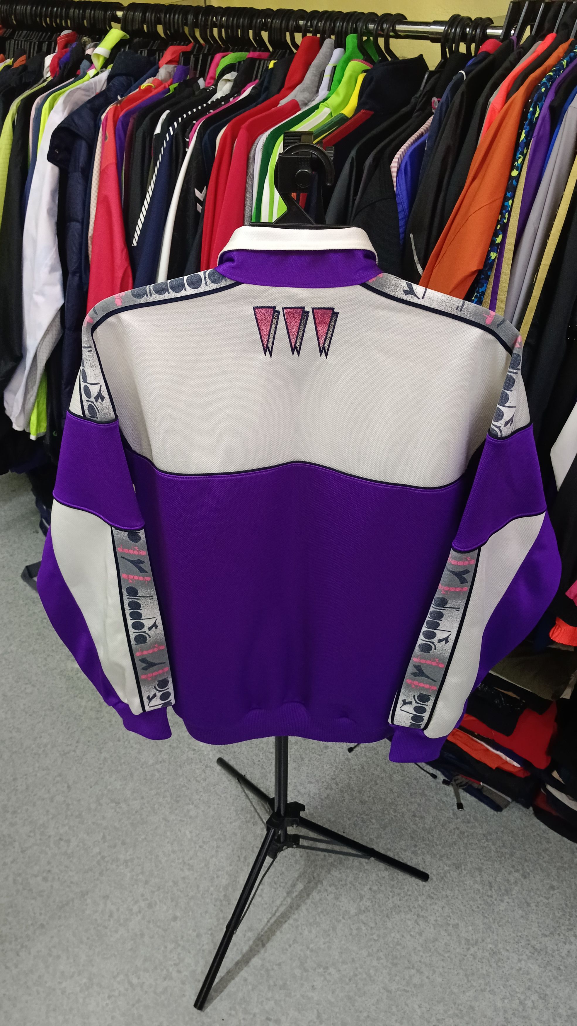 Diadora × Vintage Rare Vintage Diadora Training Sweater Size US L / EU 52-54 / 3 - 5 Thumbnail
