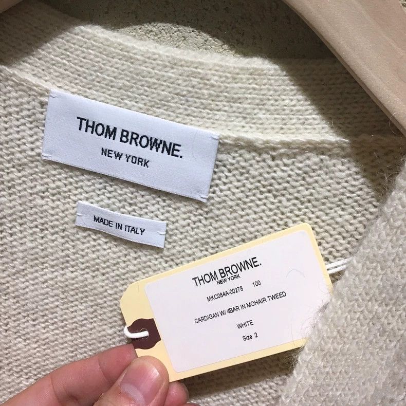 Thom Browne Thom Browne size2 Ma Hai Mao Woolen Open-Collar T-shirt Size US M / EU 48-50 / 2 - 3 Thumbnail