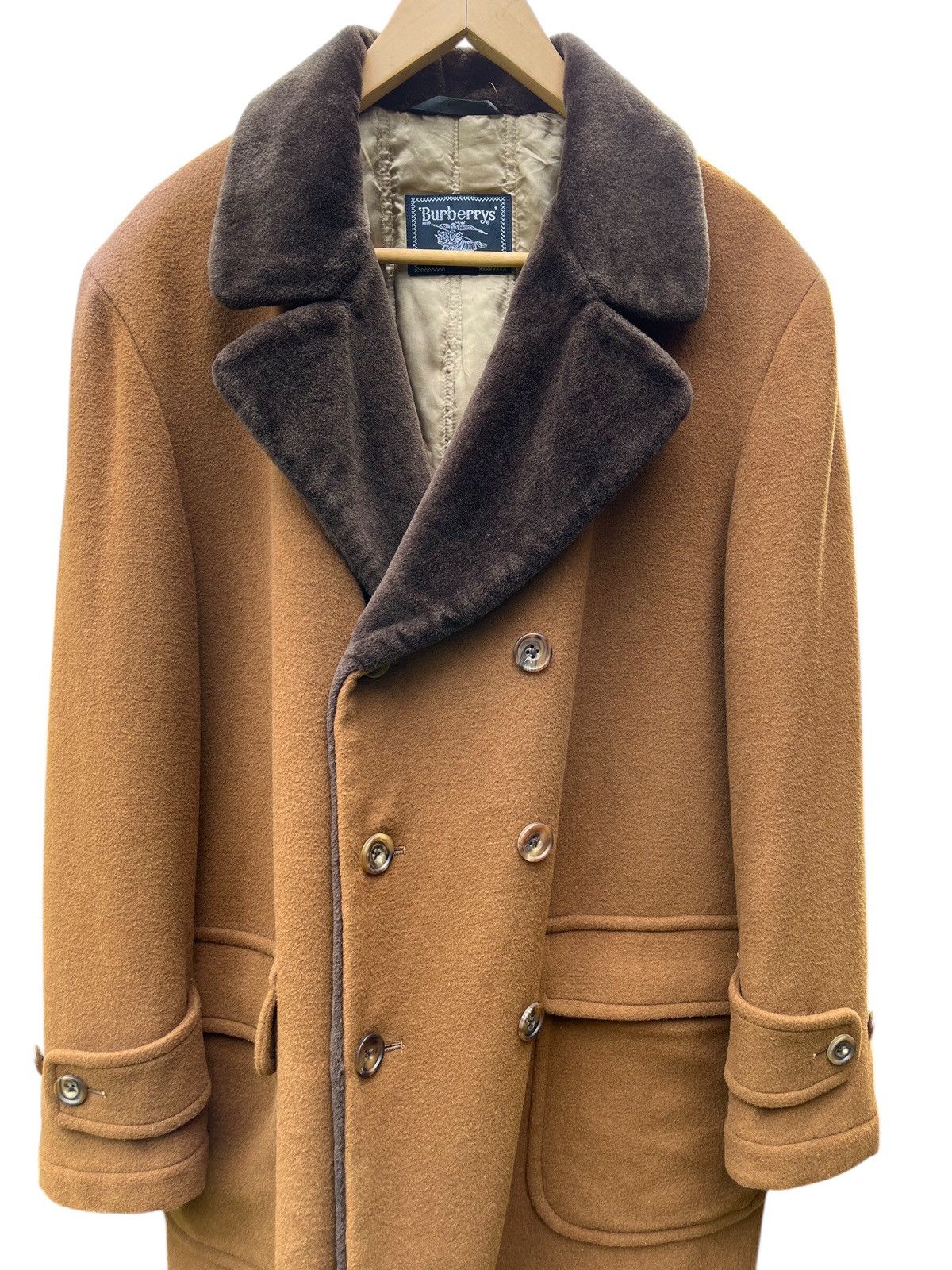 Burberry Vintage Burberry wool heavy long coat Size US L / EU 52-54 / 3 - 3 Thumbnail