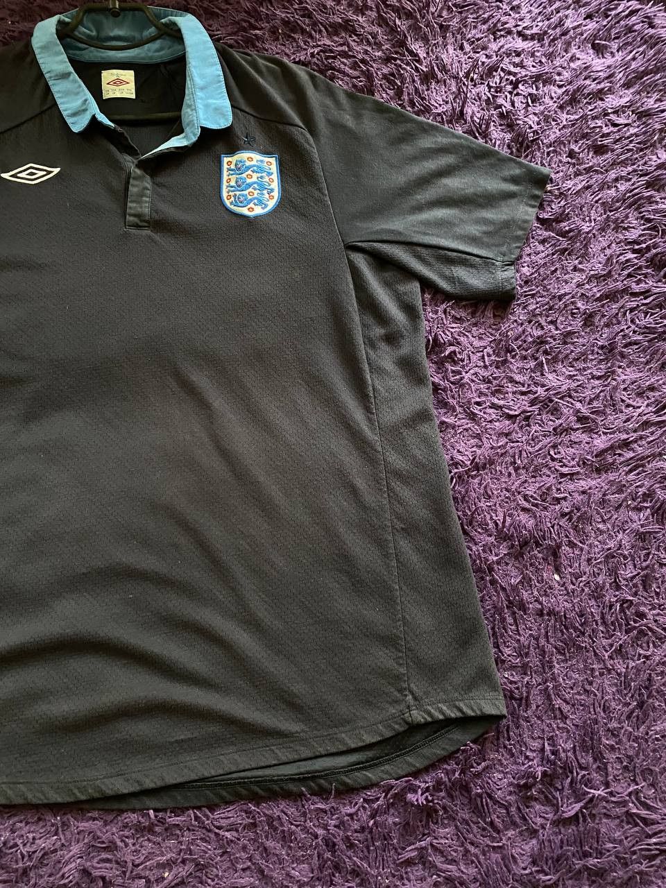 Umbro × Vintage Vintage Umbro England Soccer Jersey Polo T Shirt Size US M / EU 48-50 / 2 - 10 Thumbnail