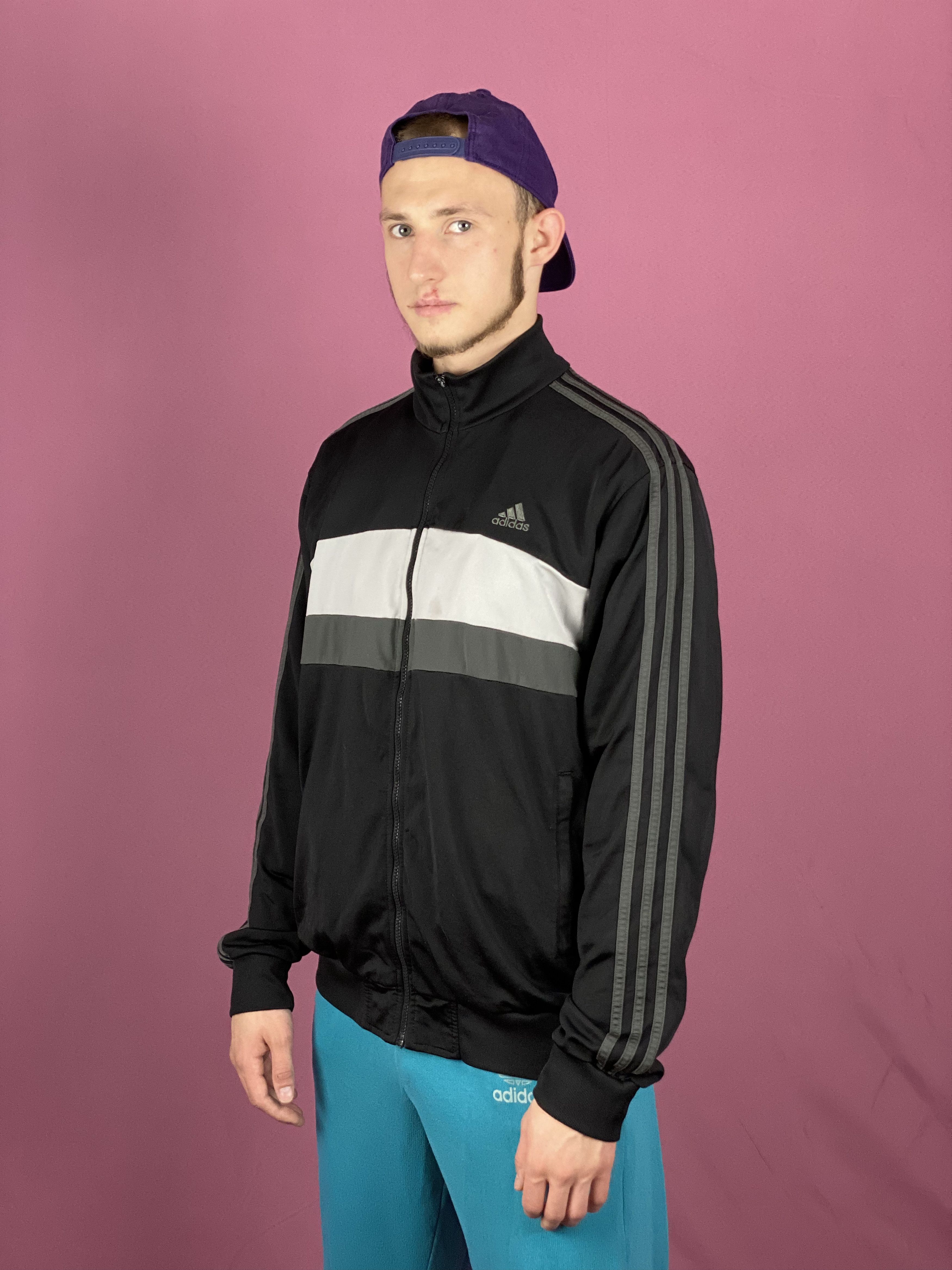 Adidas × Vintage Adidas Vintage Men's Track Jacket - XL Size US L / EU 52-54 / 3 - 2 Thumbnail