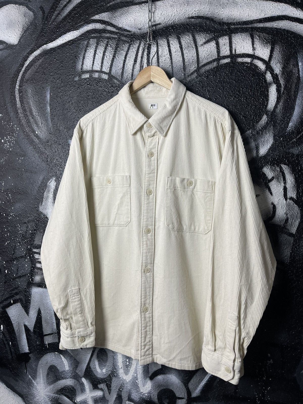 Japanese Brand × Uniqlo Uniqlo Corduroy Work Overshirt Mens Size L Size US L / EU 52-54 / 3 - 1 Thumbnail