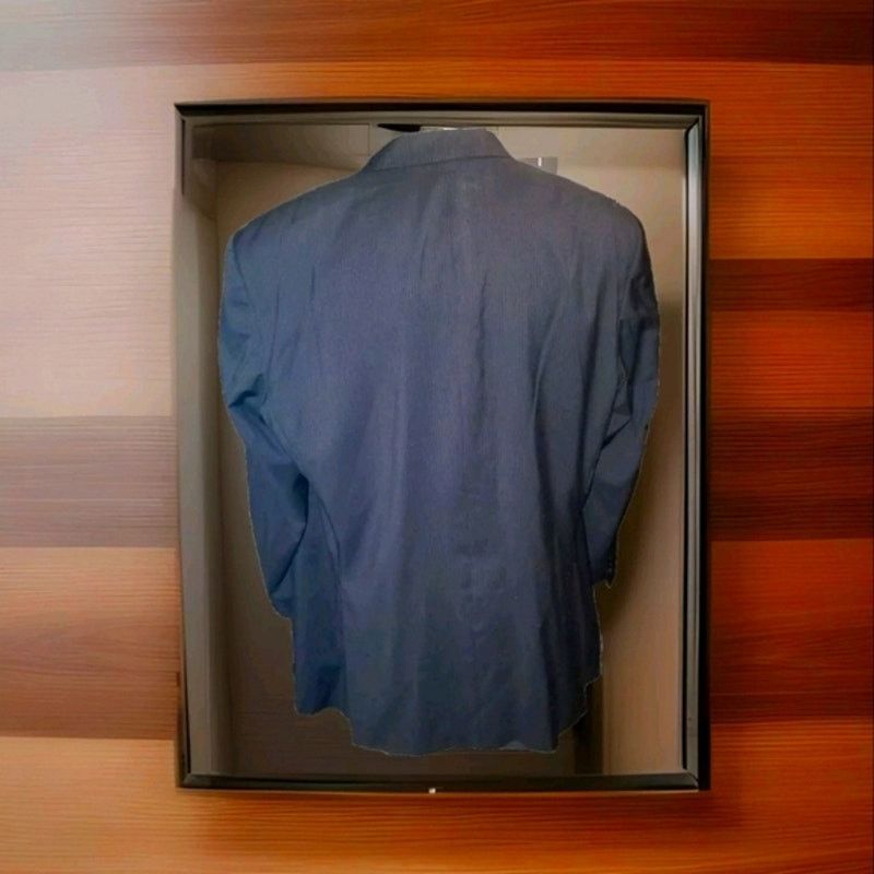Hugo Boss Hugo Boss Men's Navy Blue 100% Virgen Wool Blazer 48R $1,395 Size 48R - 3 Thumbnail