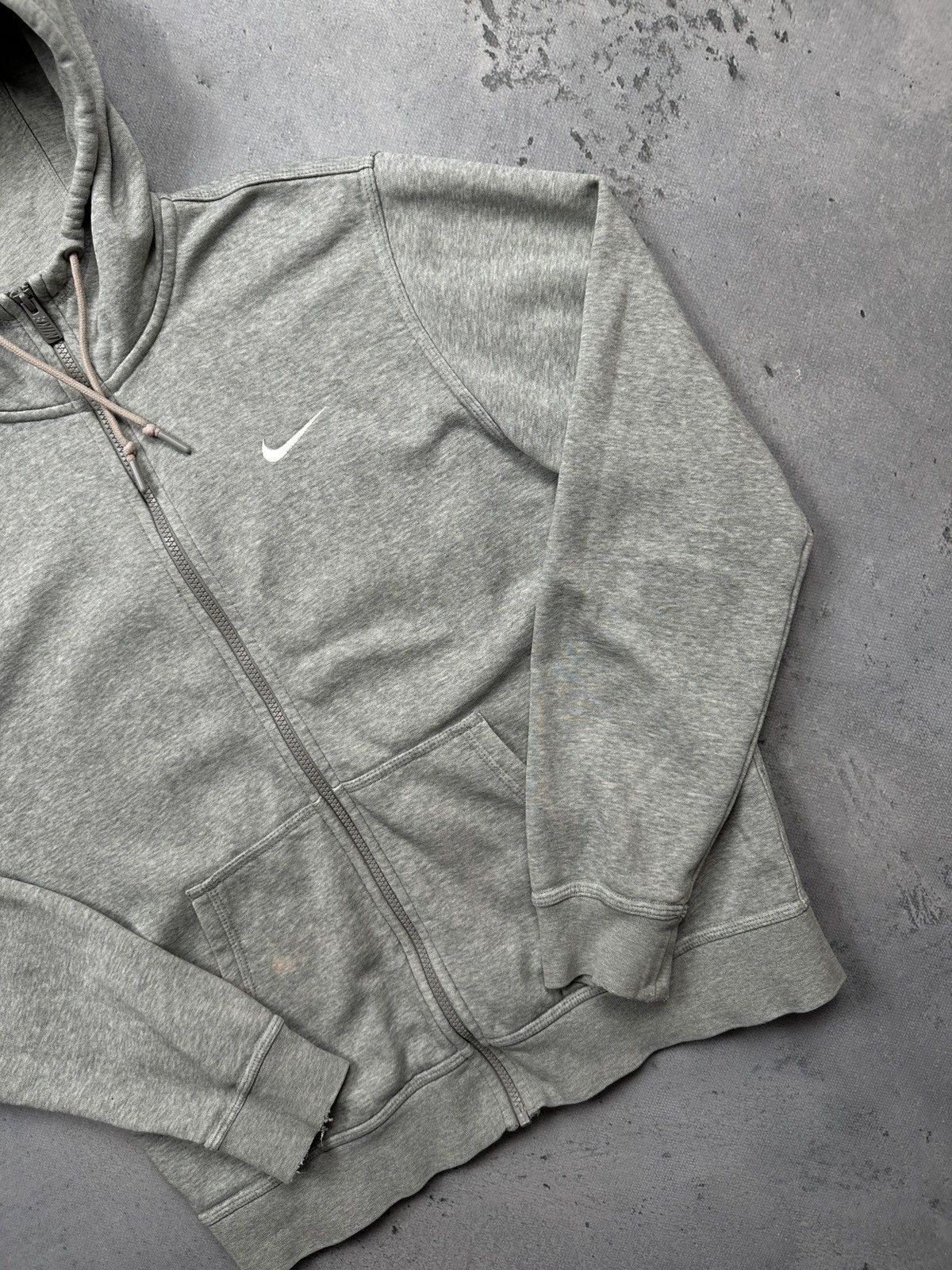 Nike Vintage Zip-Up Hoodie Nike Center Logo Swoosh y2k 00s Hype Size US M / EU 48-50 / 2 - 3 Thumbnail