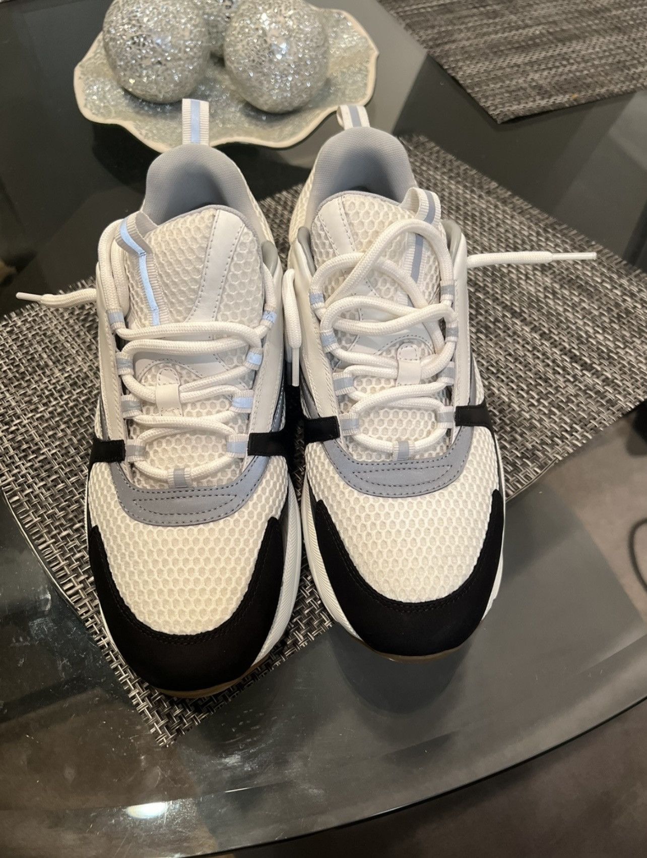 Dior Christian Dior B22 White Black Gum Size US 12 / EU 45 - 1 Thumbnail