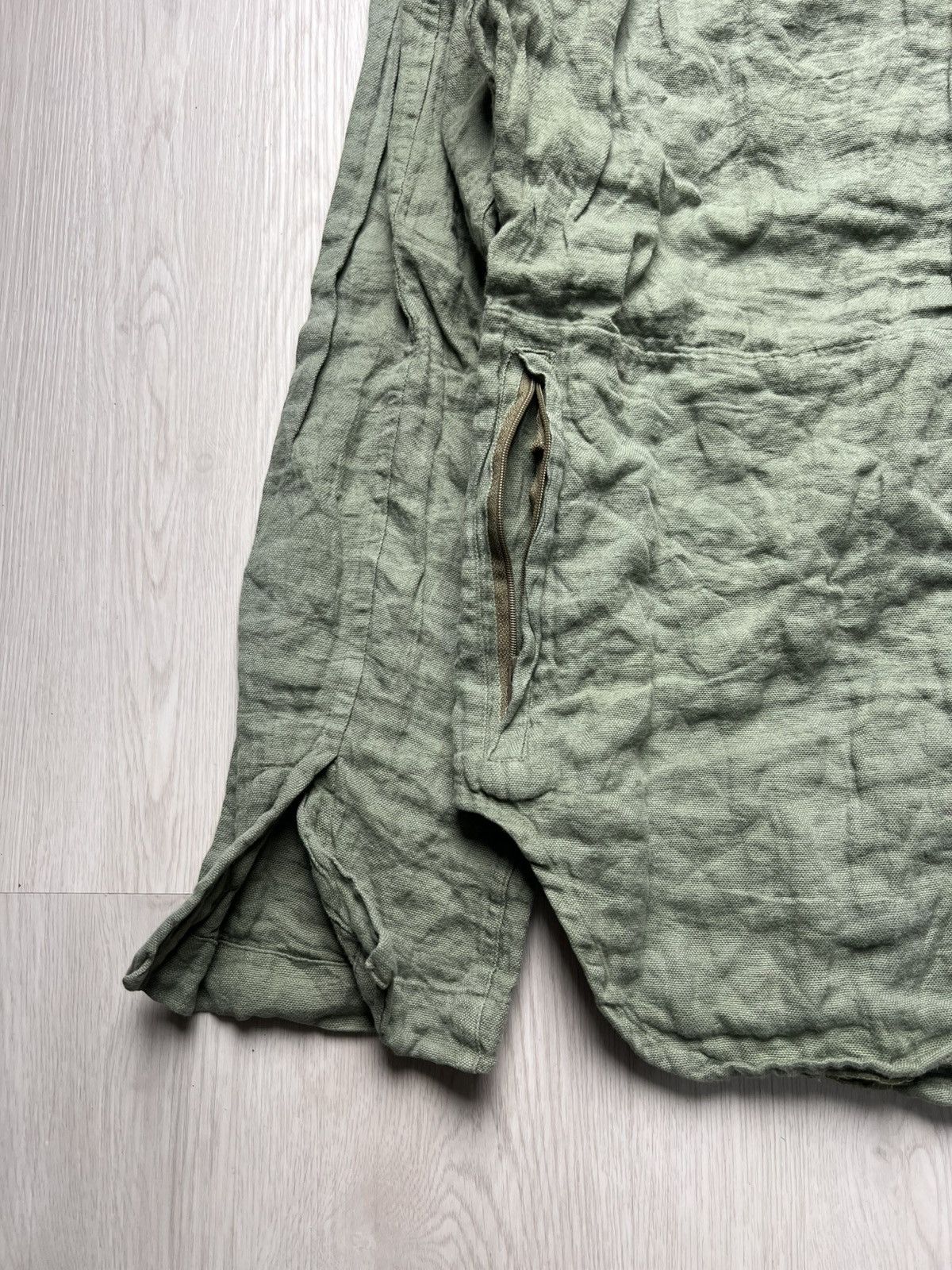 Lemaire AW2000 Vintage Christophe Lemaire Wrinkled Military Shirt Size US M / EU 48-50 / 2 - 3 Thumbnail