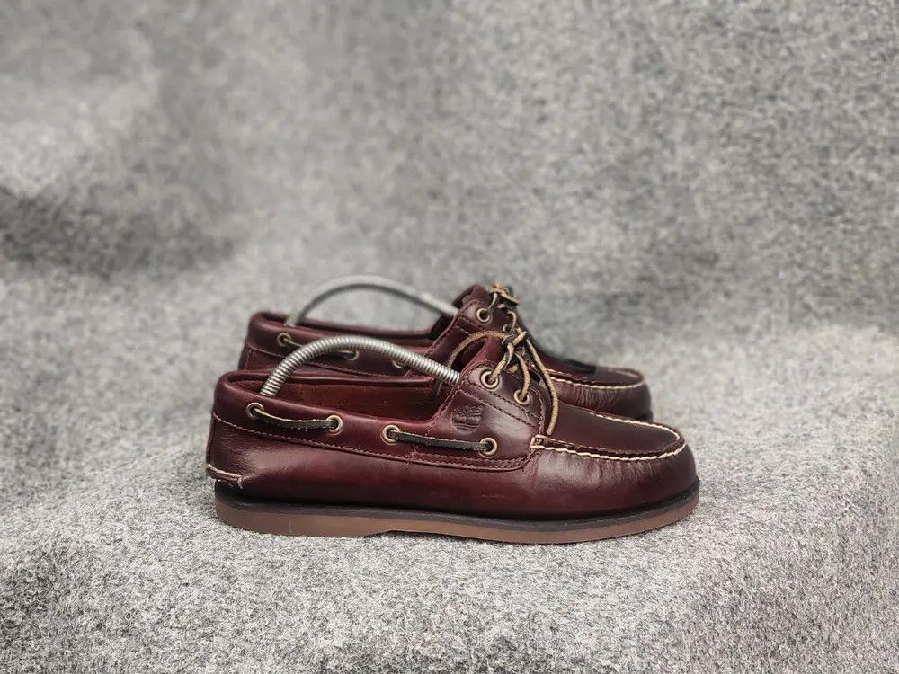 Timberland Timberland Classic 2-Eye Boat Shoe topsiders brown Vintage Size US 8.5 / EU 41-42 - 2 Thumbnail
