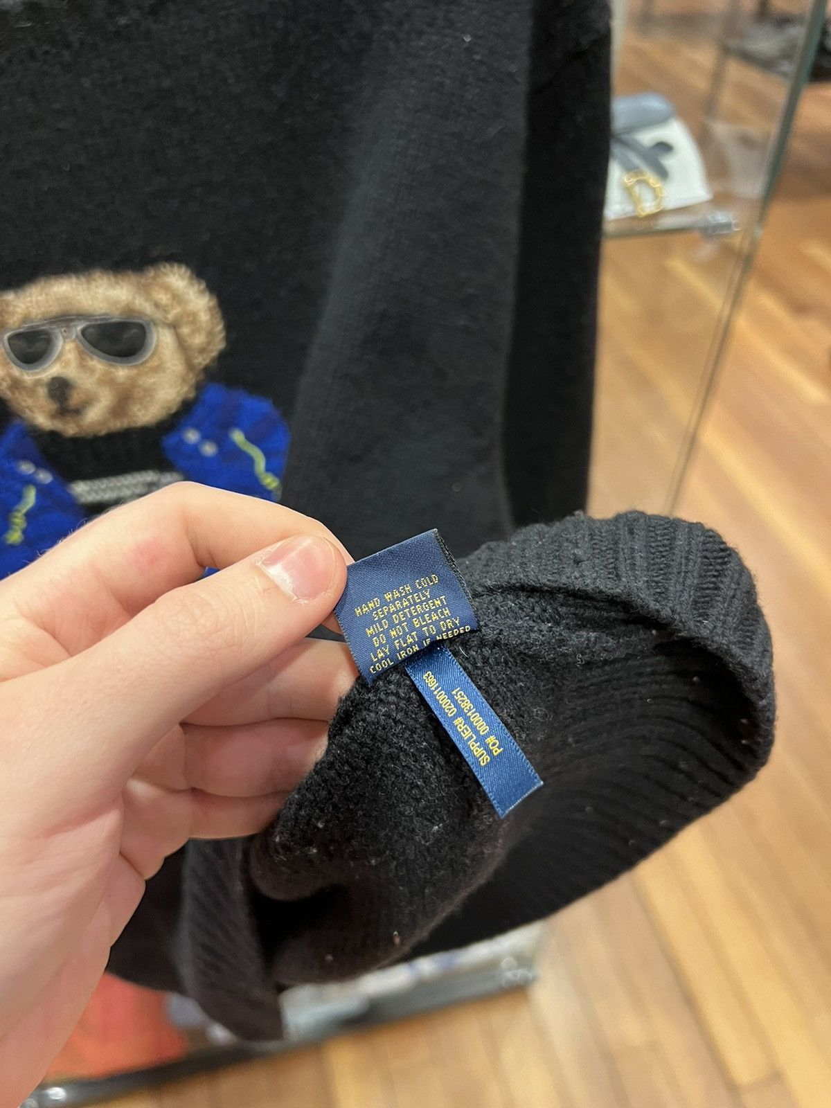 Polo Ralph Lauren Polo Ralph Lauren Polo Bear RLX Ski Black Knit Size US XL / EU 56 / 4 - 6 Thumbnail