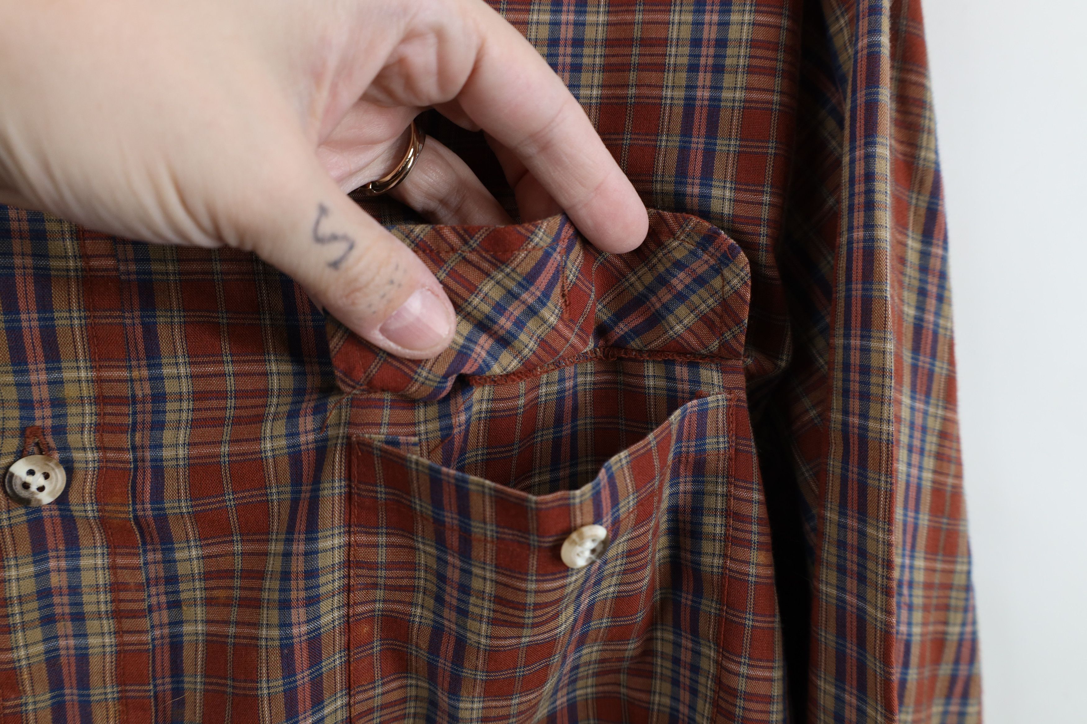 Levi's Vintage 70s 80s Levis Cowboy Collared Button Down Shirt Size US XL / EU 56 / 4 - 5 Thumbnail