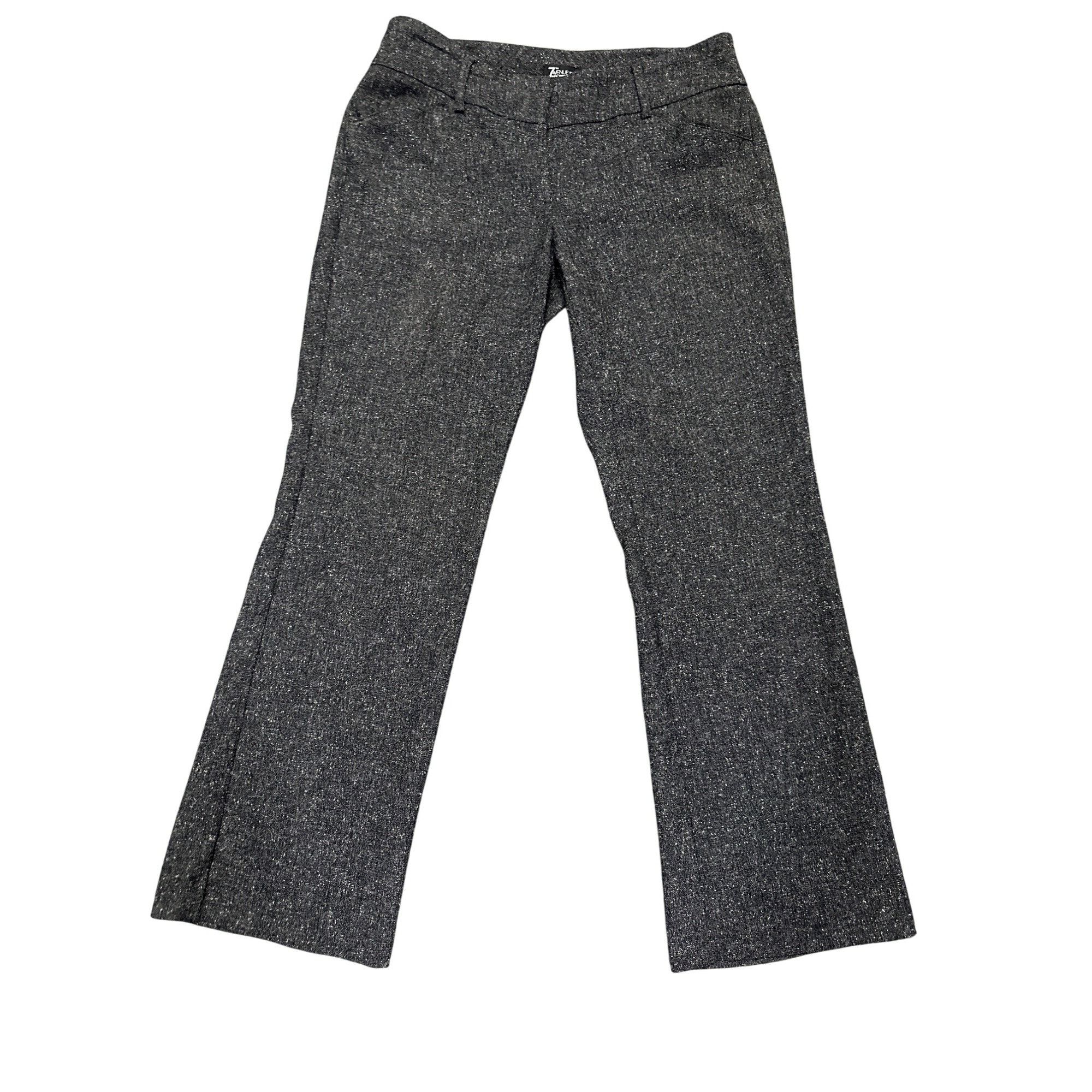 Other 7th Avenue Suiting Collection 8P Dark Gray Tweed Pants Tailo Size 32" / US 10 / IT 46 - 2 Thumbnail