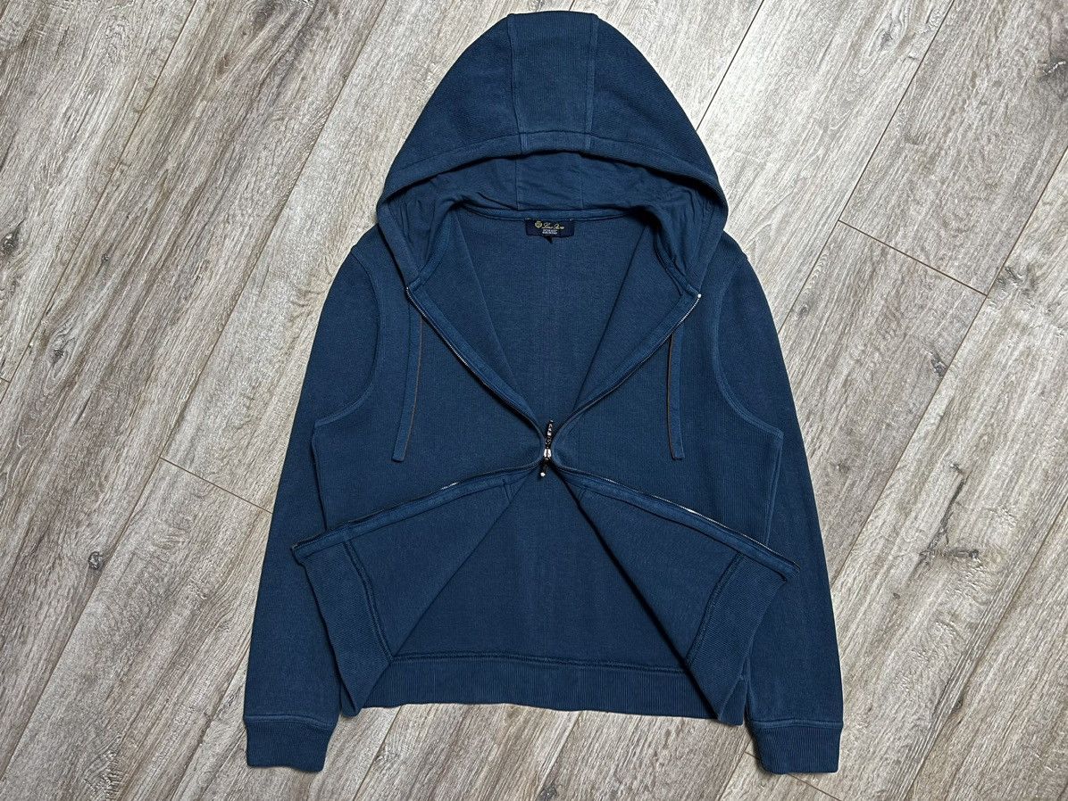 Loro Piana LORO PIANA Sweatsuit Track Cotton Hoodie/Pants Set LP Logo Size US S / EU 44-46 / 1 - 12 Thumbnail