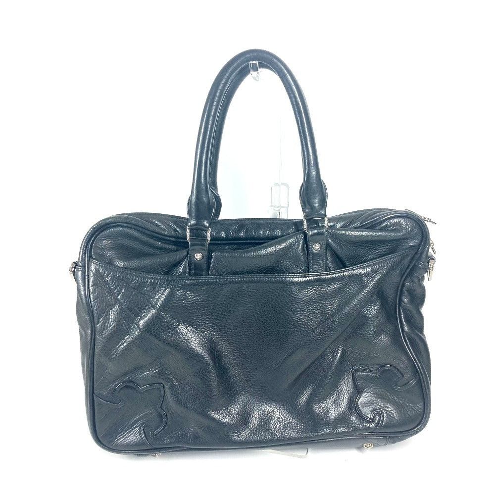 Chrome Hearts Chrome Hearts Bs Flare Porte-Documents Briefcase Tote Bag Shoulder Shawl Business Leather Unisex Black Size ONE SIZE - 1 Thumbnail