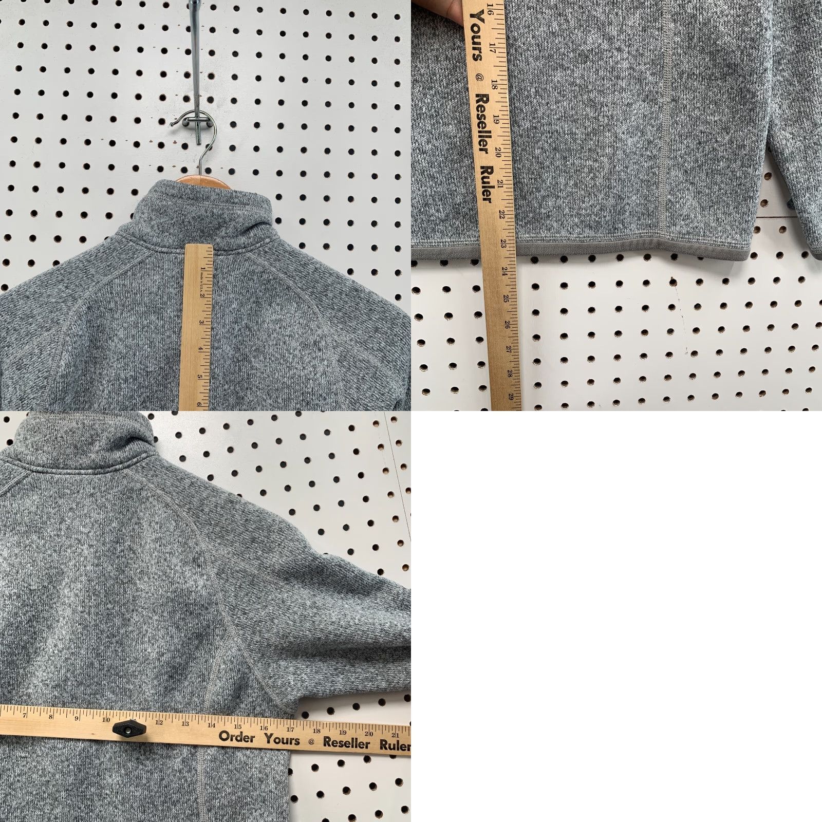 Patagonia Patagonia Better Sweater Gray Womens Small Zipper Pockets Fleece 17x23.5 Size S / US 4 / IT 40 - 9 Thumbnail