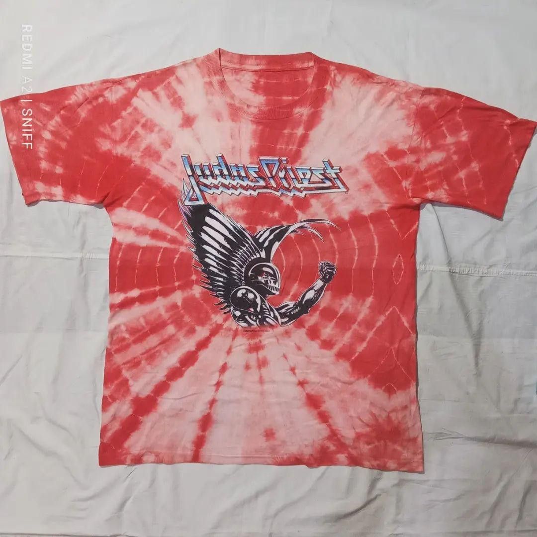 image of Hypebeast x Judas Priest Deadstock Judas Priest 1990 Painkiller Promo in Tie Dye (Size XL)