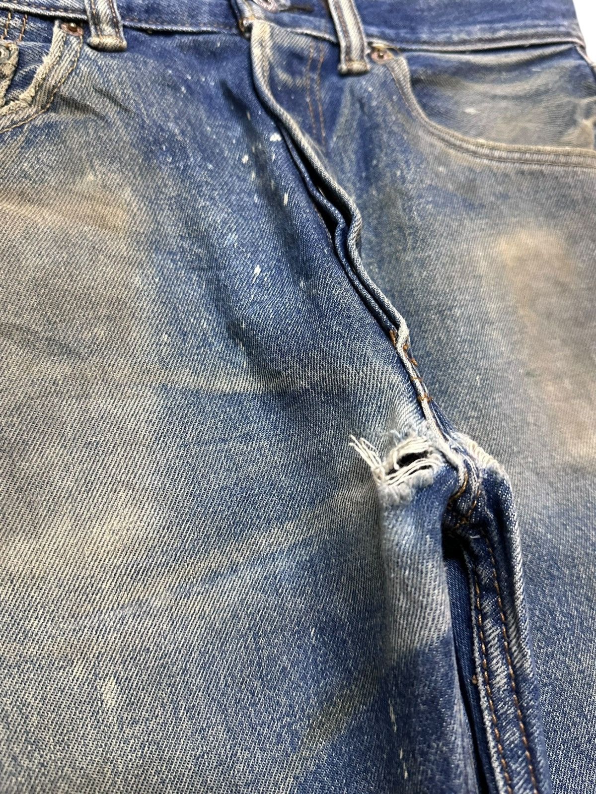 Levi's Vintage Clothing Vintage Levi’s 501 Mudwash Distressed Denim Size US 31 - 5 Thumbnail
