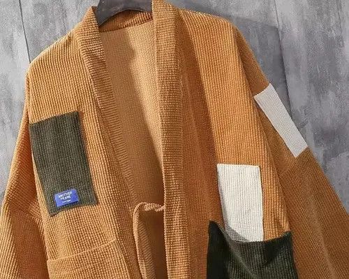 Japanese Brand Kusuno x Airi Japanese style corduroy kimono cardigan jacket Size US M / EU 48-50 / 2 - 6 Thumbnail