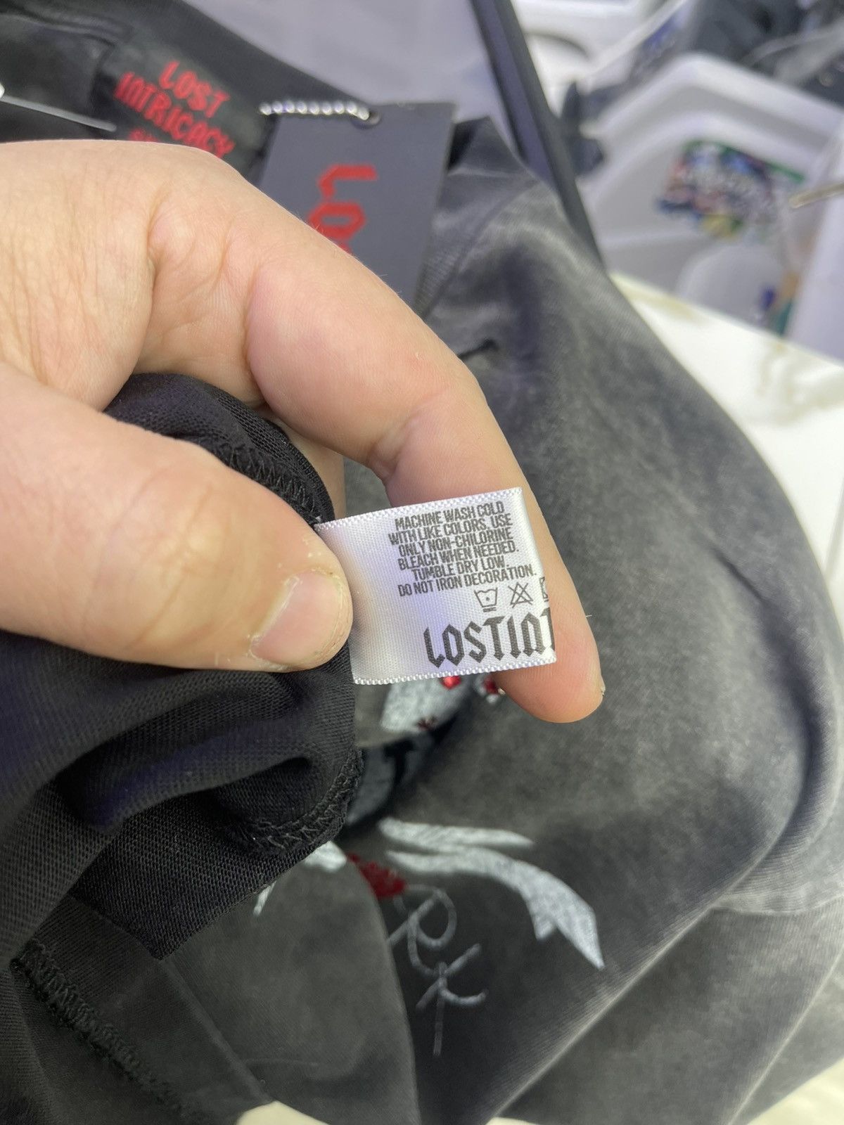 LOST INTRICACY Lost intricacy tee (black) Size US S / EU 44-46 / 1 - 5 Thumbnail