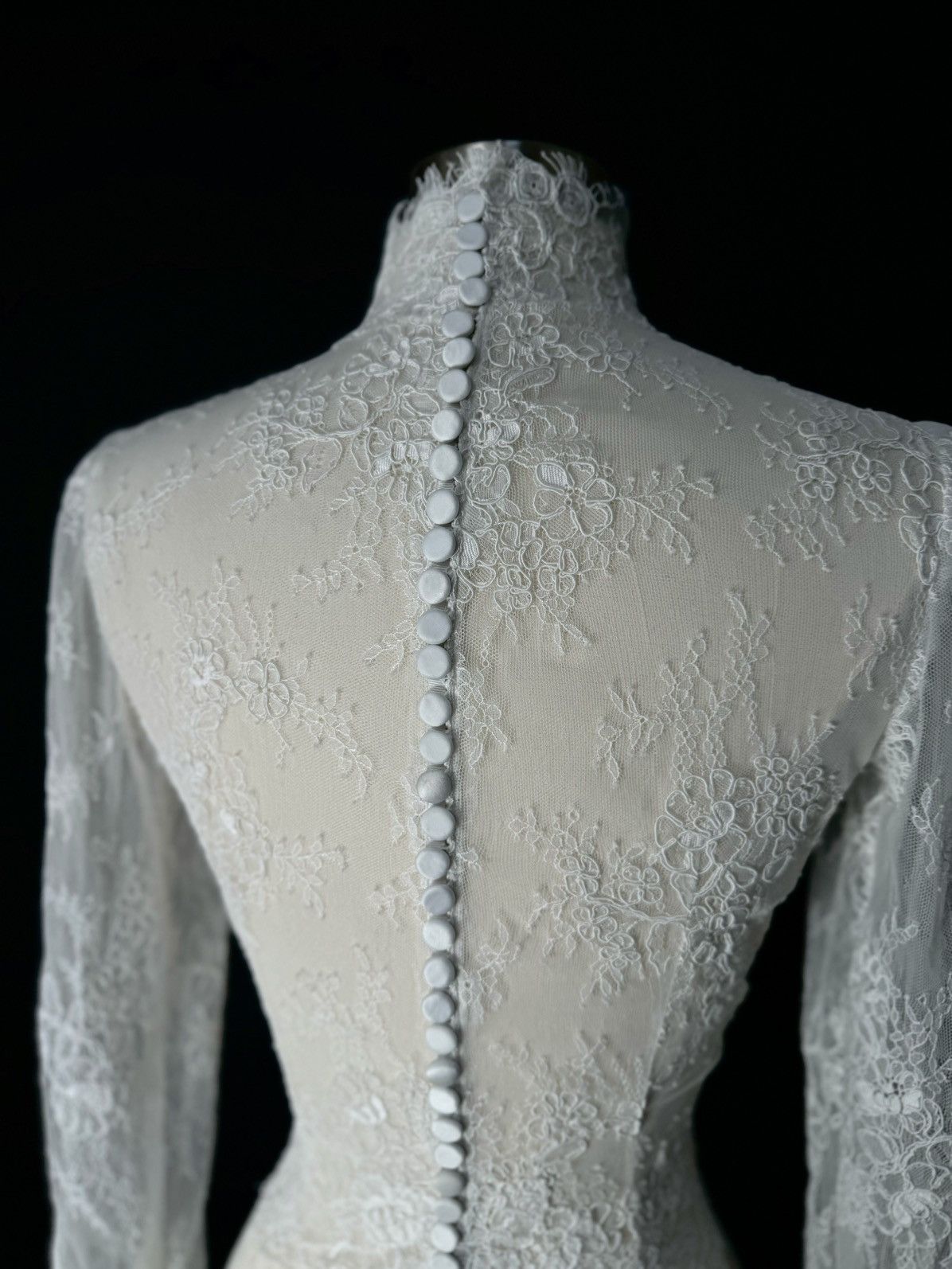 Other Preloved US 2 Anna Augusta French Corded Lace Bridal Top Size XS / US 0-2 / IT 36-38 - 4 Thumbnail