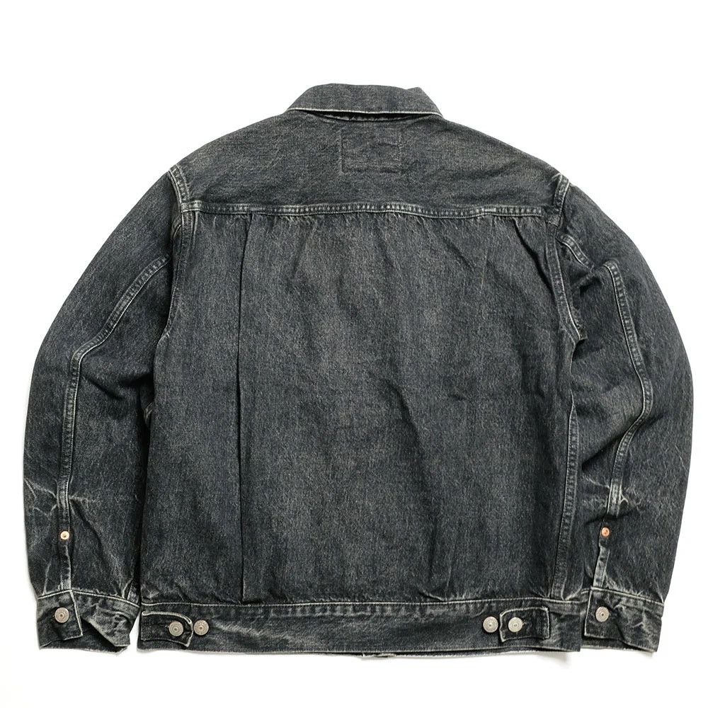 Sugar Cane SUGAR CANE - 14.25oz. BLACK DENIM JACKET 1953 AGED MODEL Size US L / EU 52-54 / 3 - 2 Thumbnail