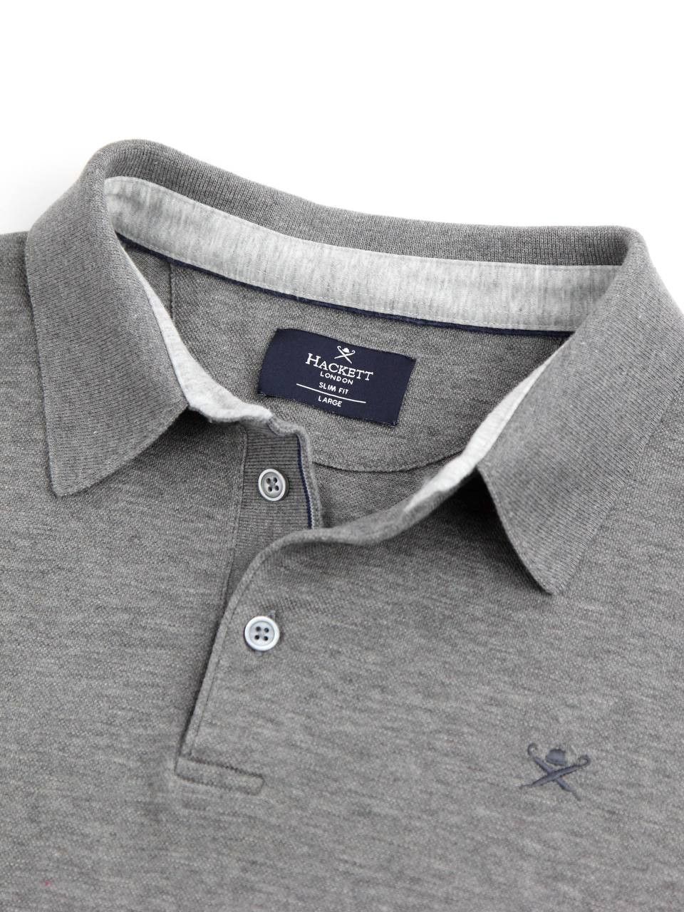 Hackett HACKETT LONDON Long sleeve polo with logo Size US L / EU 52-54 / 3 - 7 Thumbnail