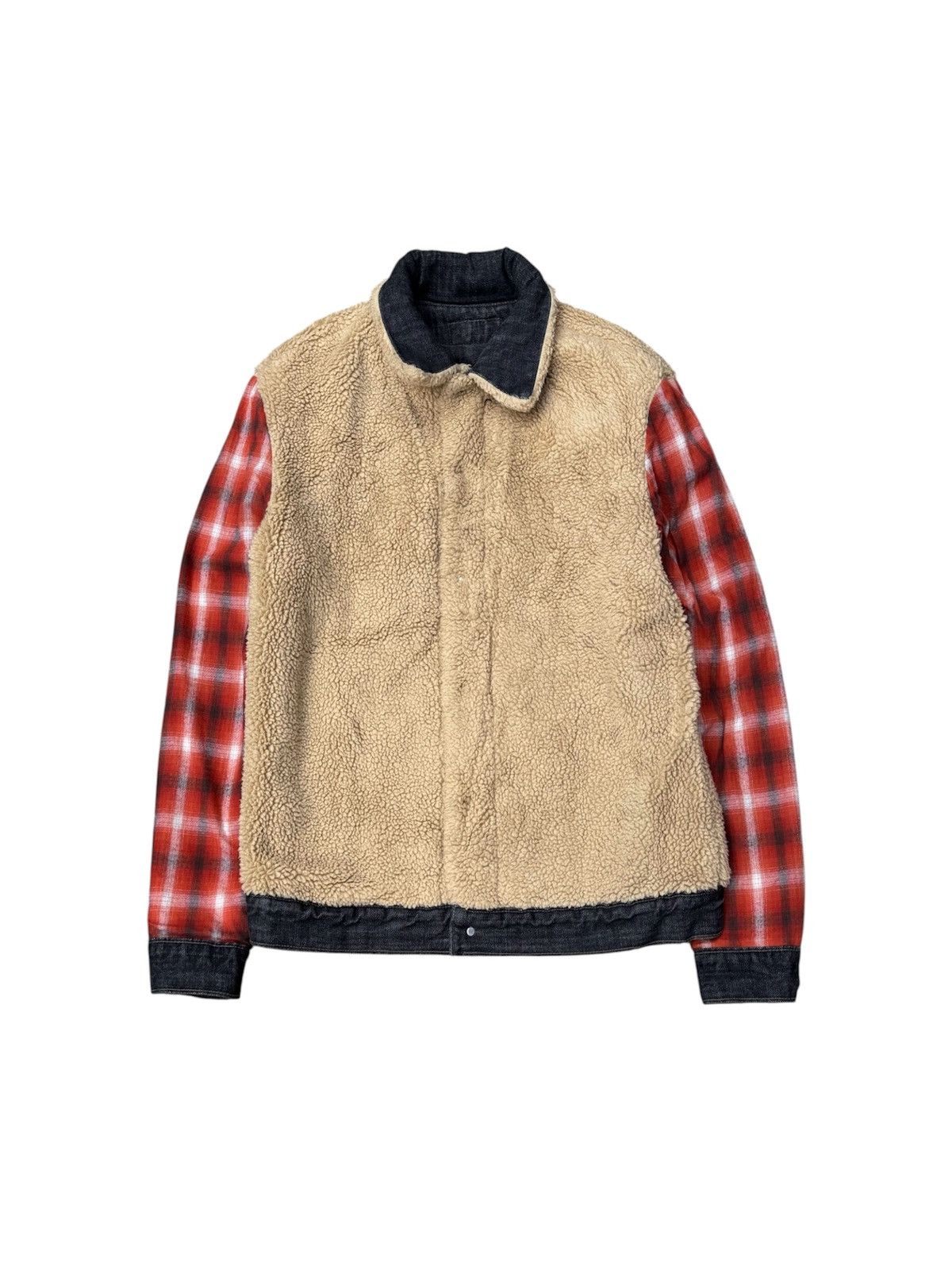 Levi's Levis Blanket Sherpa Jacket 90s lgb style Size US L / EU 52-54 / 3 - 3 Thumbnail