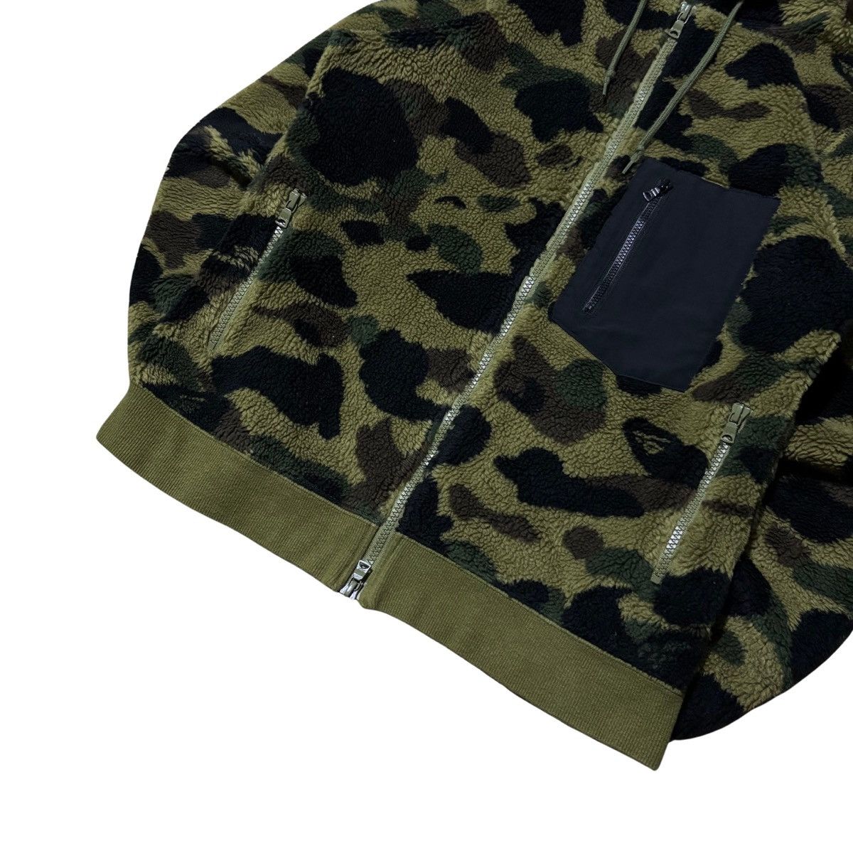 Bape Bape 1st Camo Boa Fleece Jacket Size XS / US 0-2 / IT 36-38 - 3 Thumbnail