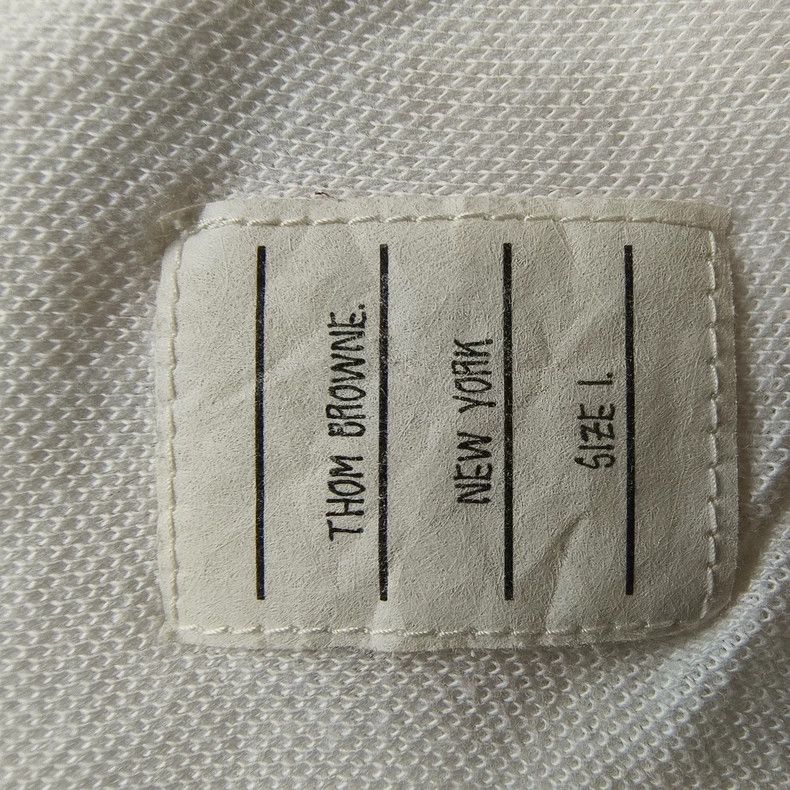 Thom Browne Thom Browne White round neck short sleeves Size US S / EU 44-46 / 1 - 5 Thumbnail