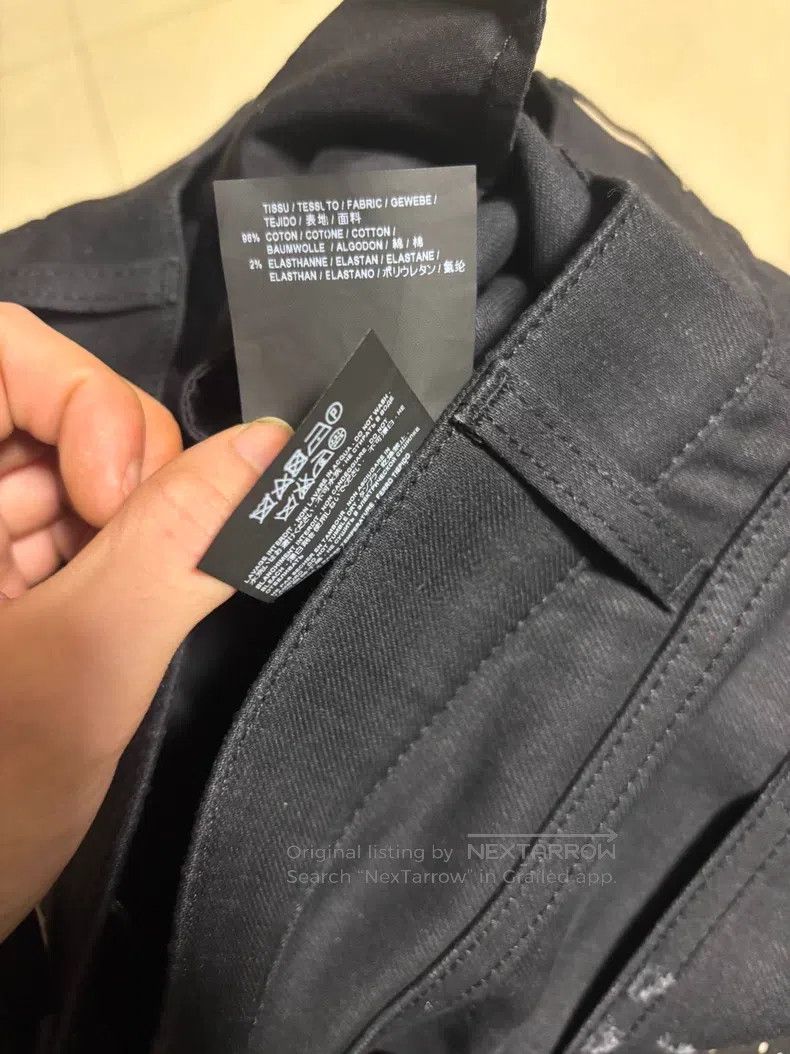 Saint Laurent Paris Saint Laurent Paris Black Destroyed Slim Fit Basic Denim J Size US 30 / EU 46 - 5 Thumbnail