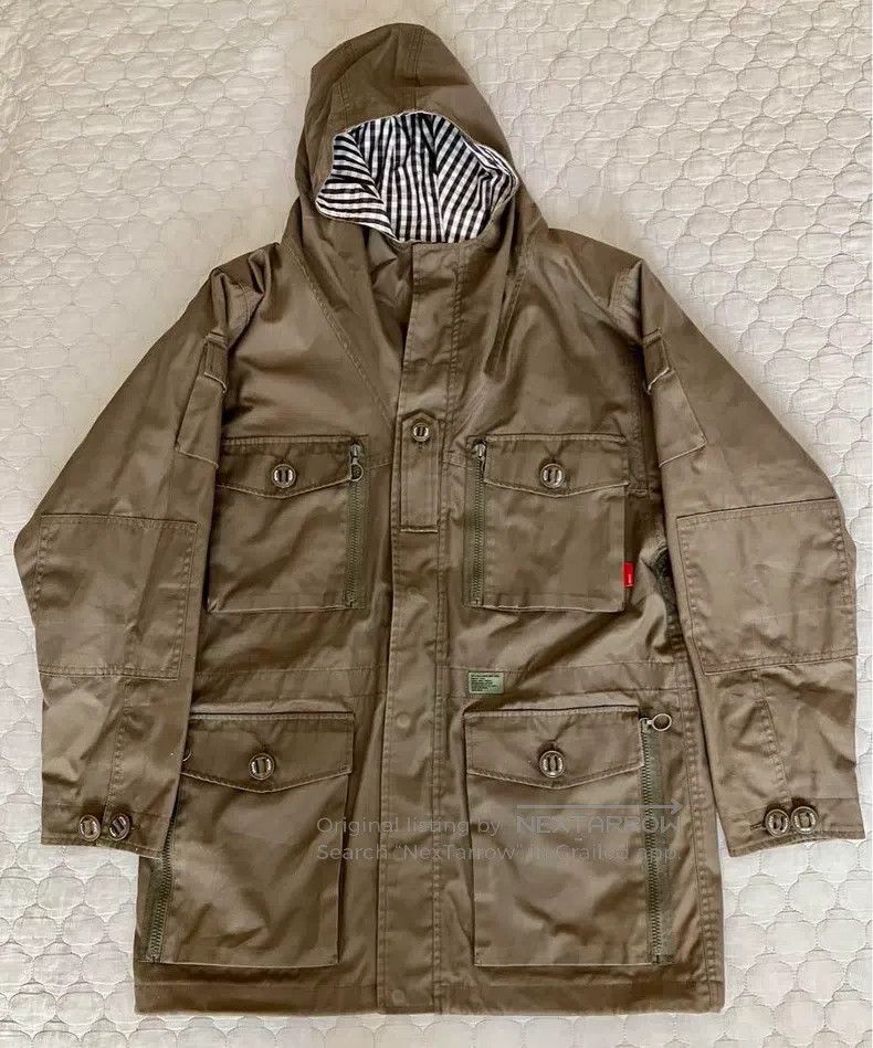 Wtaps Wtaps Brown long coat Size US M / EU 48-50 / 2 - 1 Thumbnail