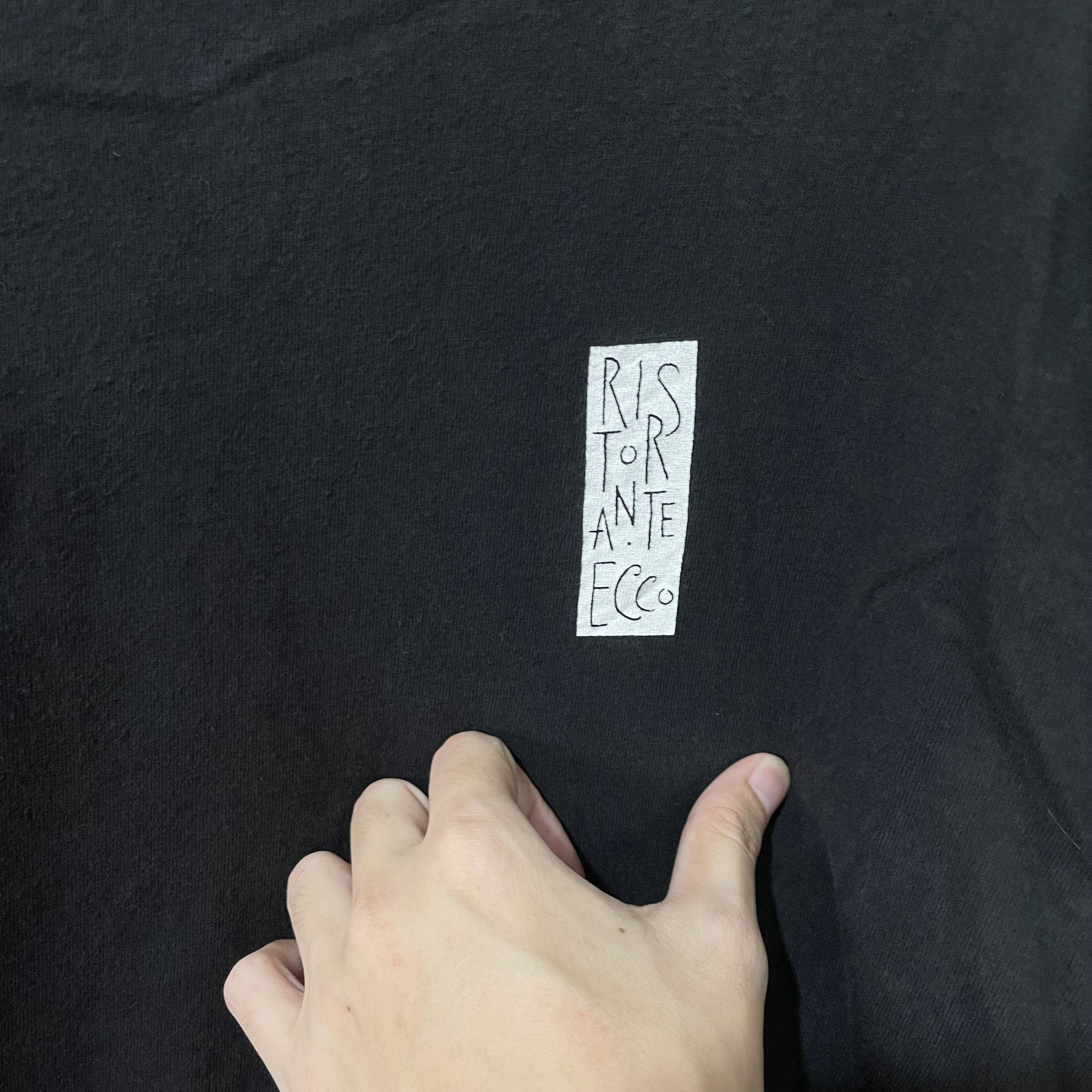 Vintage Vintage 90s Ris For Ante Ecco Long Sleeve T-Shirt Size US L / EU 52-54 / 3 - 2 Thumbnail