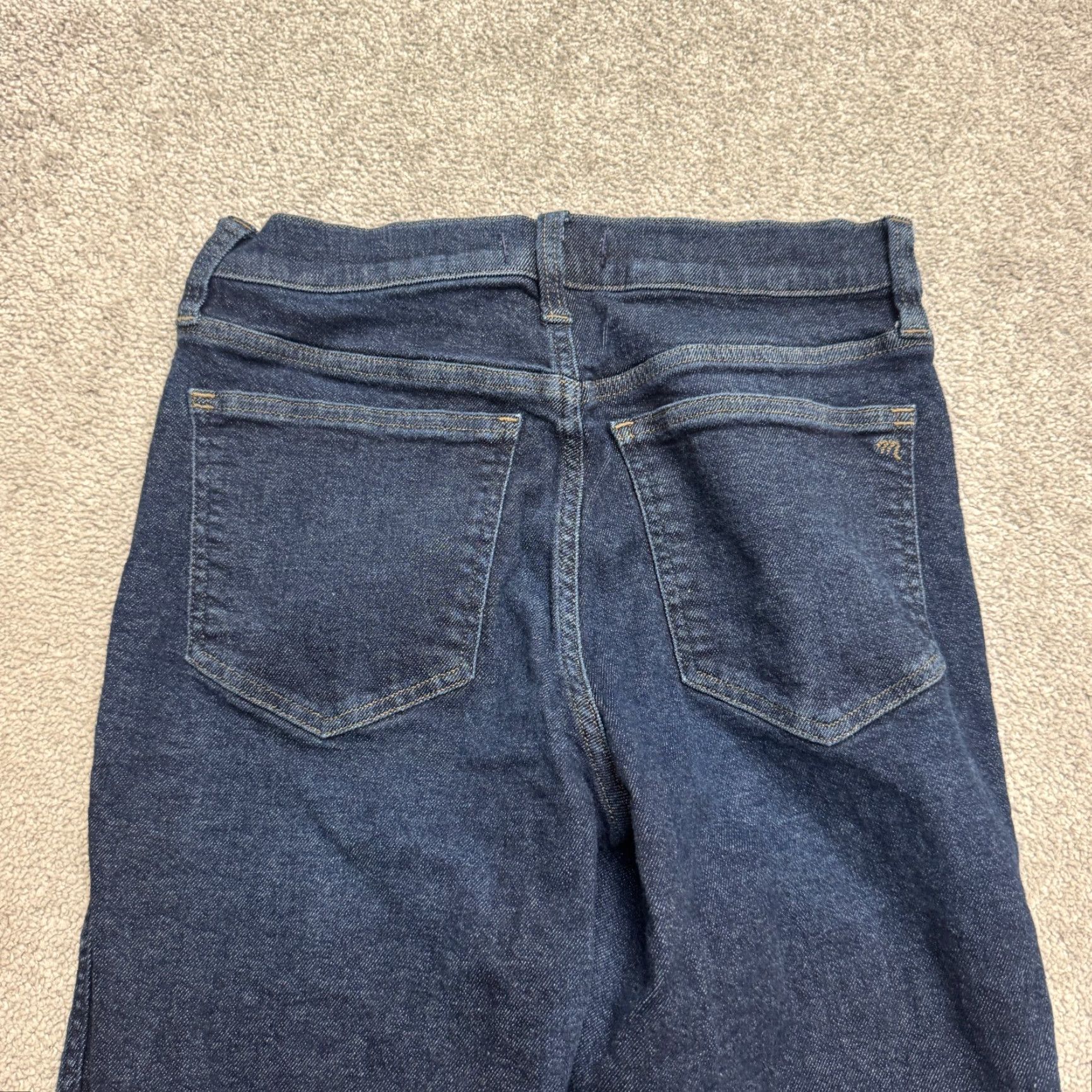 Madewell Madewell Denim Jeans Women 28 Blue Dark Wash Straight 28x28 Vintage No Size 28" / US 6 / IT 42 - 4 Thumbnail