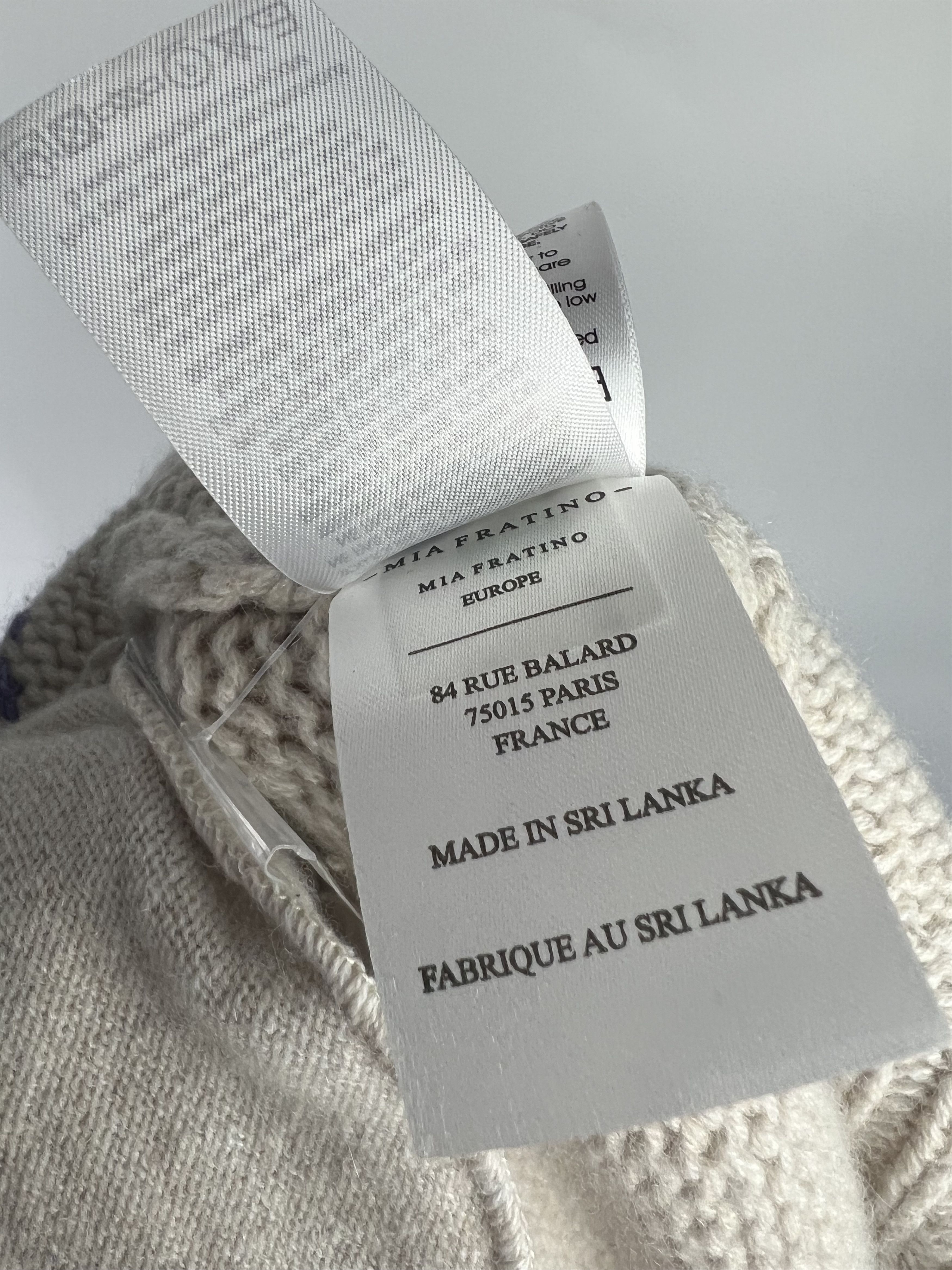 Designer Mia Fratino 100% Cashmere Knit Open Cardigan One Size Size ONE SIZE - 12 Thumbnail