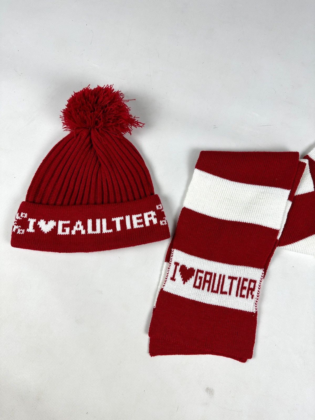 Jean Paul Gaultier Jean Paul Gaultier I Love ❤️ Gaultier Scarf + Hat Size ONE SIZE - 1 Thumbnail