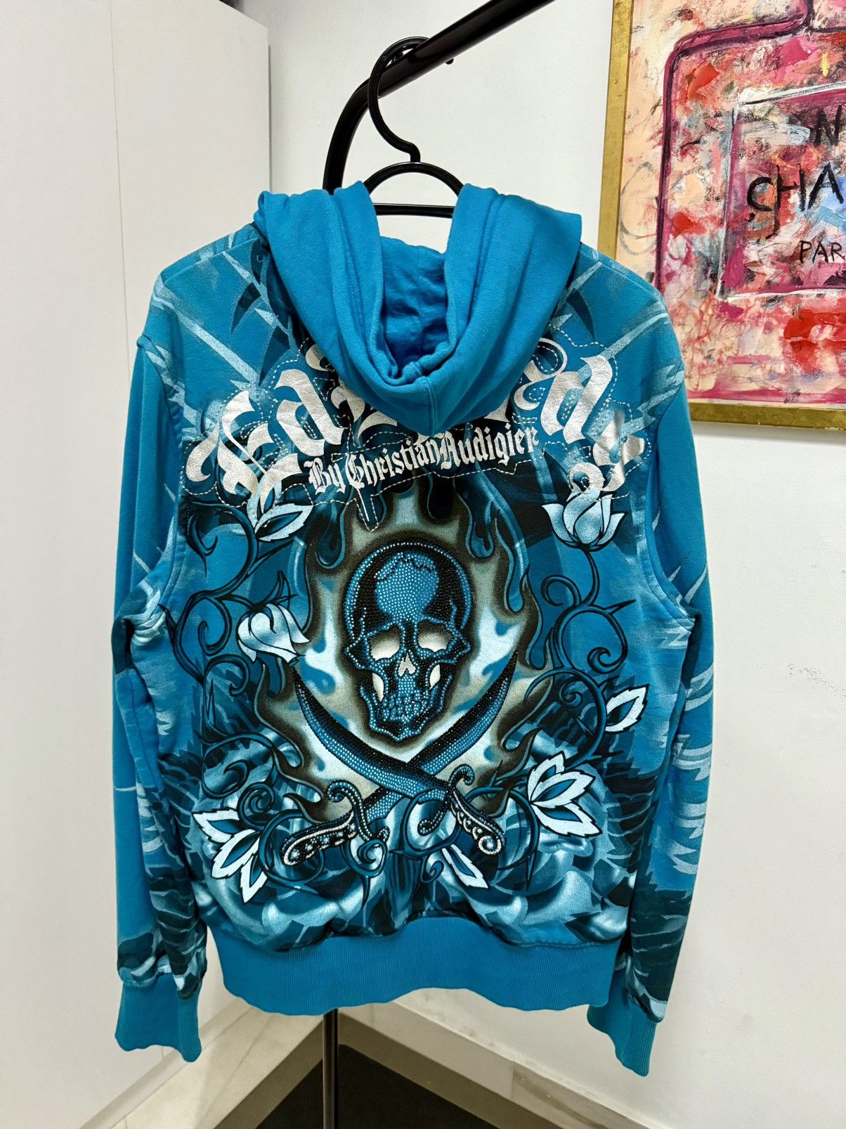 Ed Hardy 🔥SALE🔥2000s Vintage ed Hardy zipper hoodie Fullprint Size US M / EU 48-50 / 2 - 7 Thumbnail