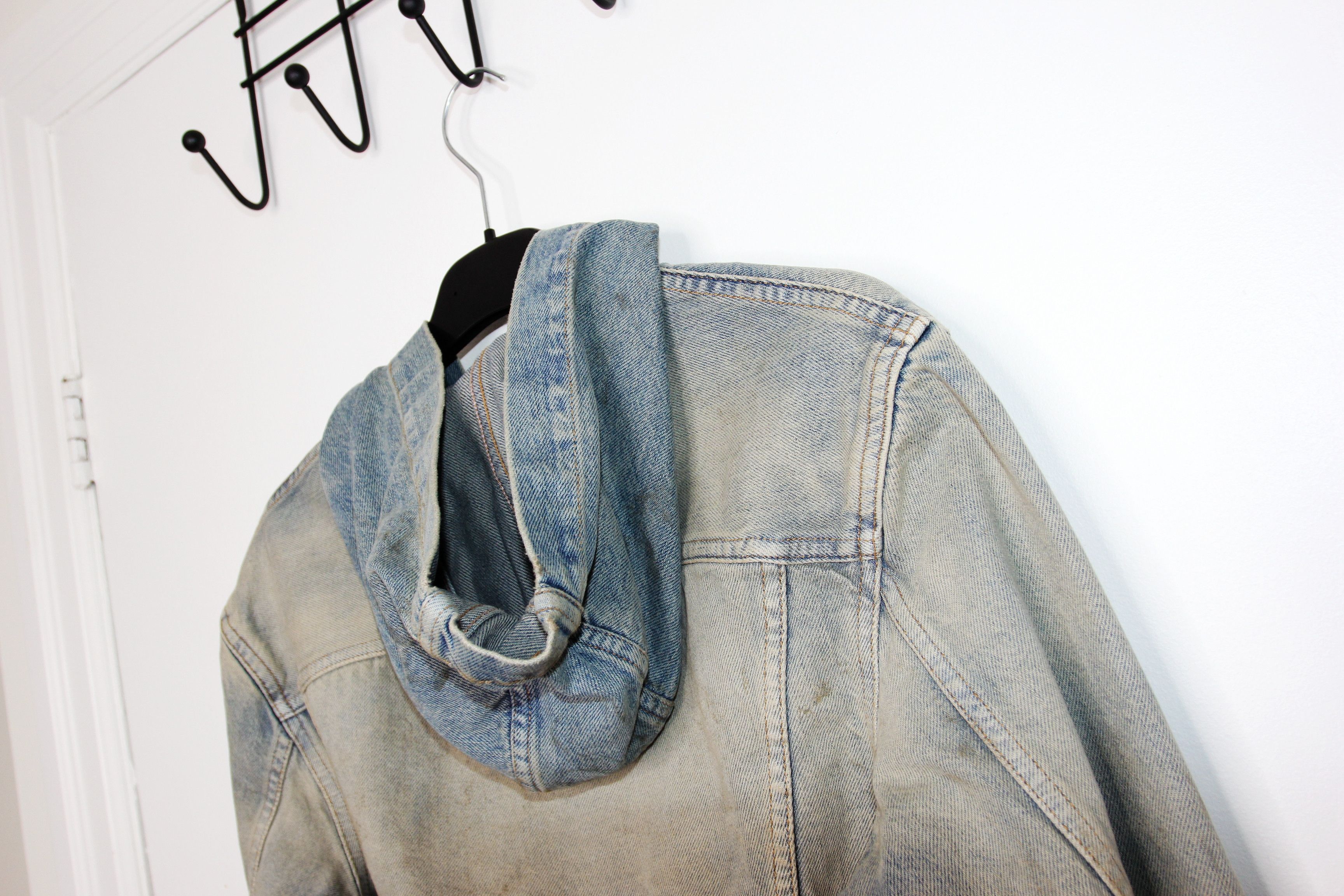 Acne Studios BNWT AW25 ACNE STUDIOS HOODED DENIM JACKET XS Size US XS / EU 42 / 0 - 6 Thumbnail