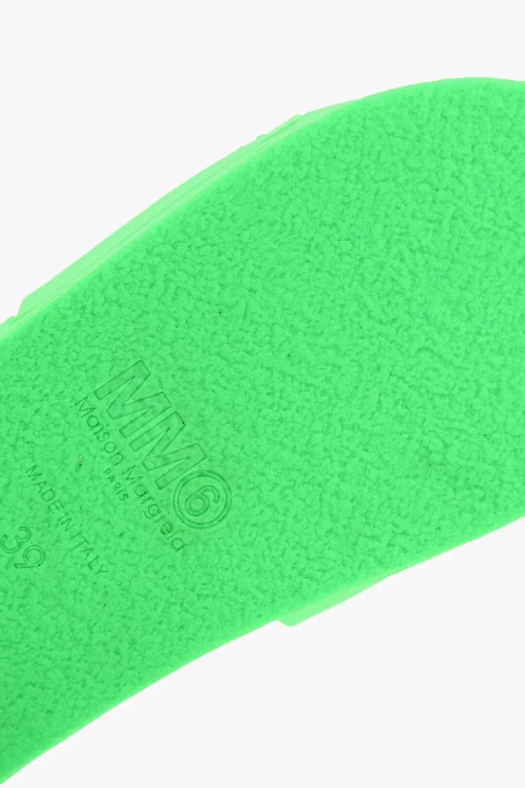 Maison Margiela og1mm0426 Solid-Color Slides in Green Size US 5 / IT 35 - 5 Thumbnail