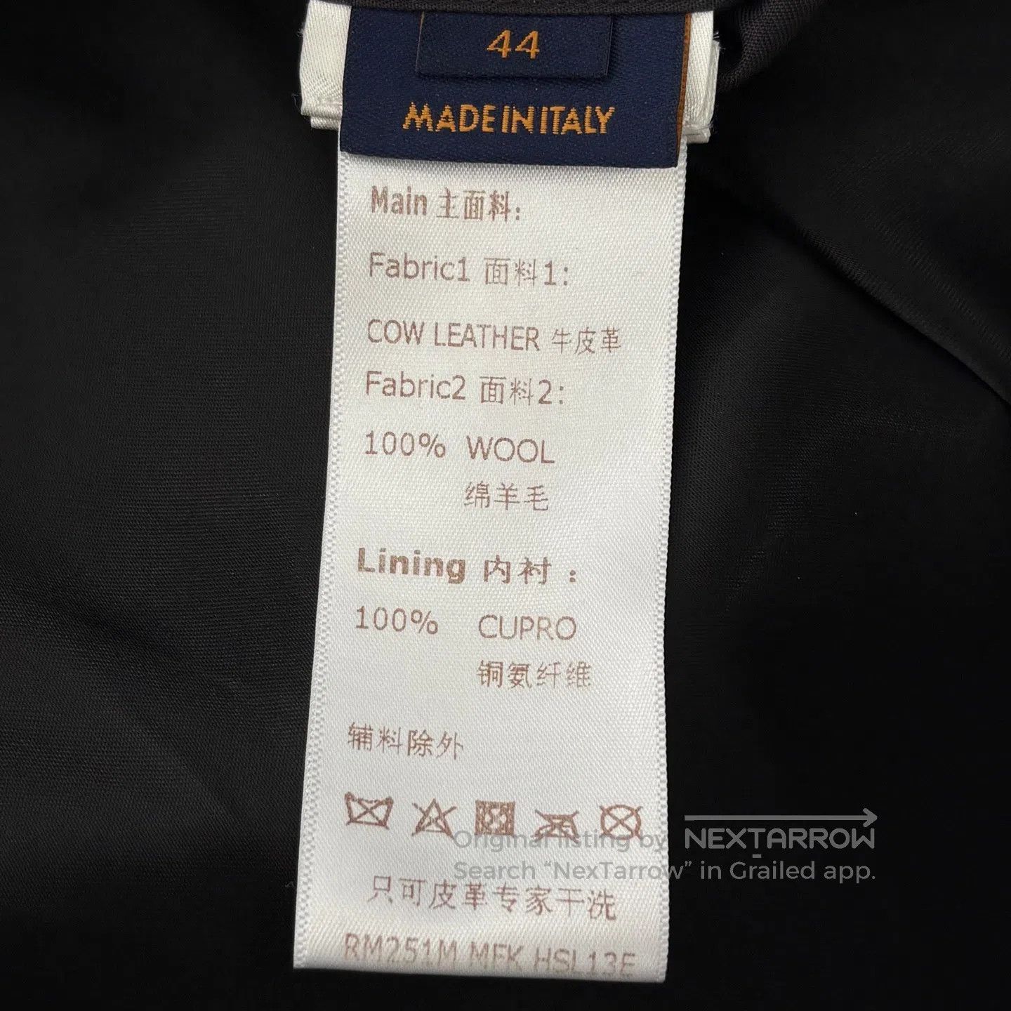 Louis Vuitton Louis Vuitton size44 25 New Pearl Buttoned Wool Blend Leath Size US S / EU 44-46 / 1 - 4 Thumbnail