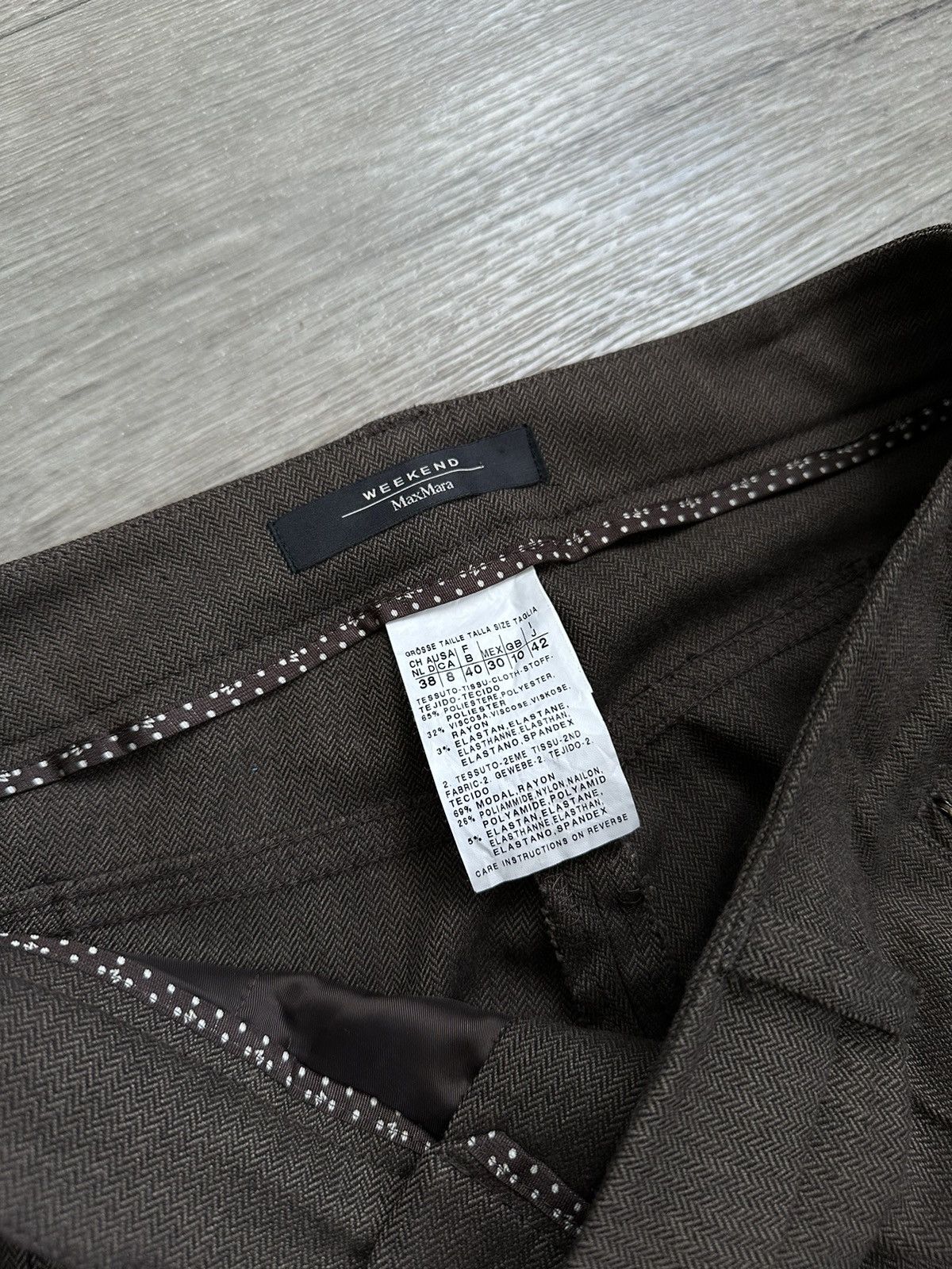 Max Mara × Weekend Max Mara 🫧Weekend Max Mara Women Pants Size 30" / US 8 / IT 44 - 6 Thumbnail