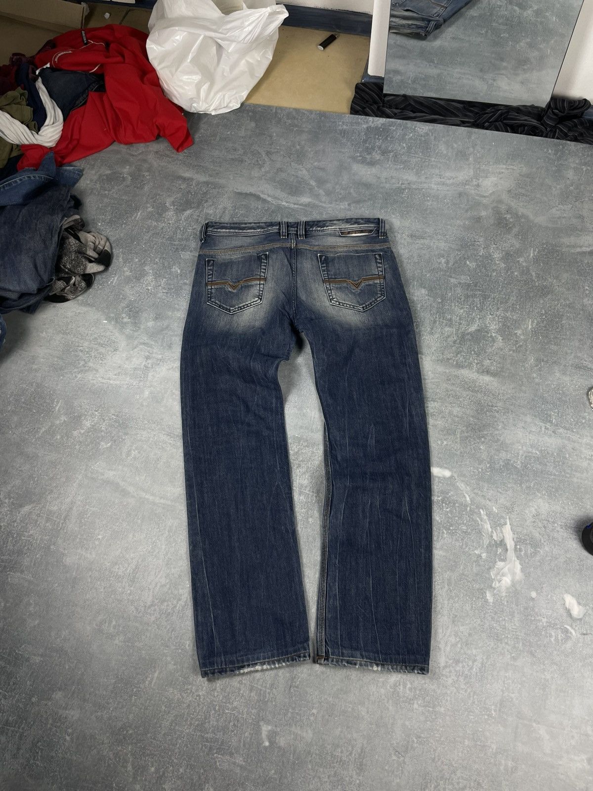 Diesel Crazy baggy Diesel Safado faded denim jeans Size US 33 - 2 Thumbnail