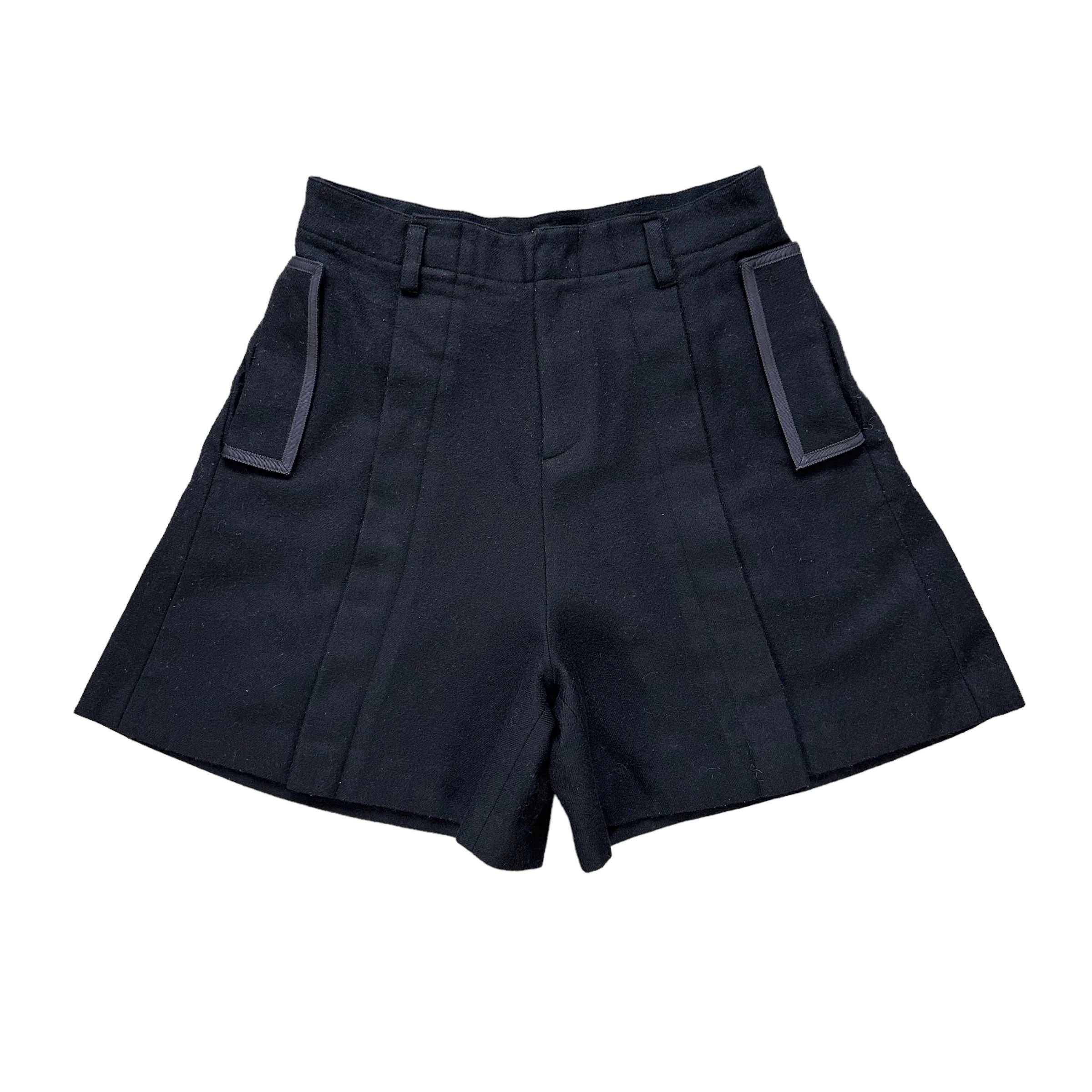 KEITAMARUYAMA Keita Maruyama Wool Shorts Pant #A5-0114 Size 28" / US 6 / IT 42 - 1 Thumbnail