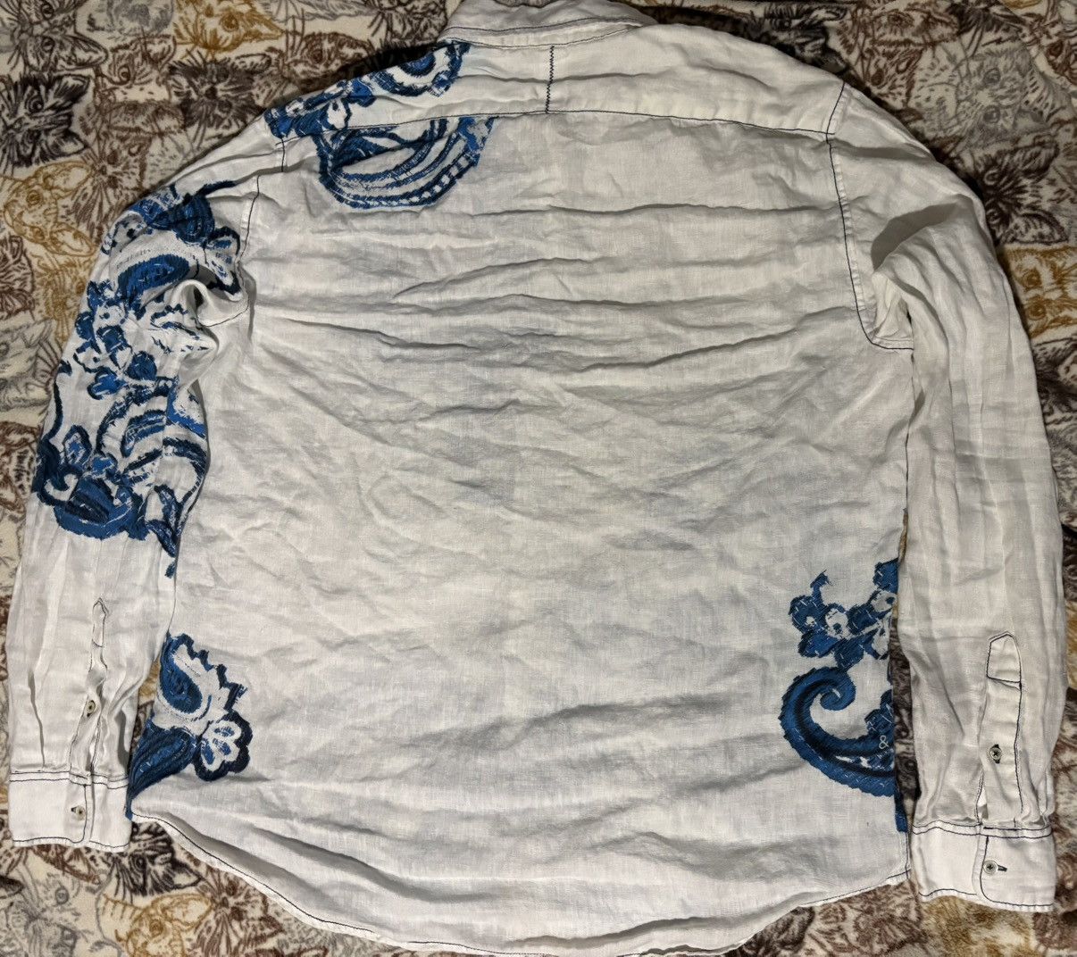 Vintage Y2K Button Up Size US XL / EU 56 / 4 - 2 Thumbnail