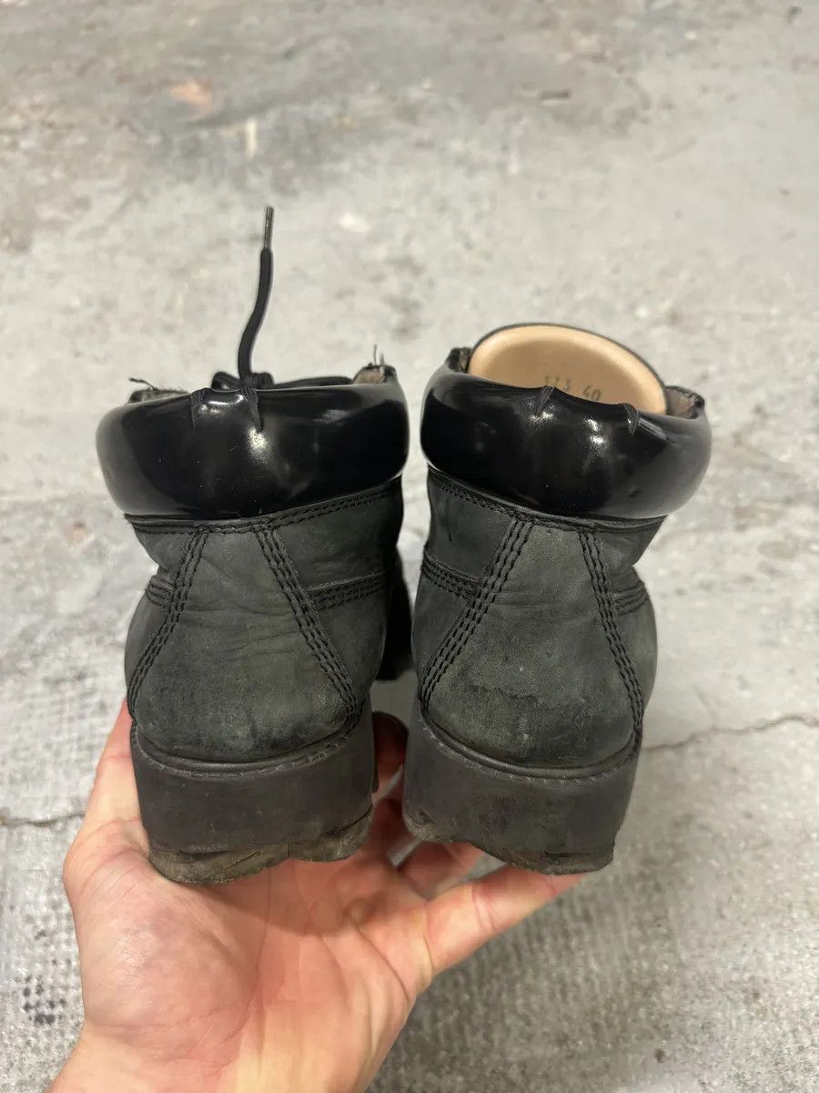 Acne Studios Acne Studios Black Hiking Leather Boots Size US 7 / EU 40 - 8 Thumbnail