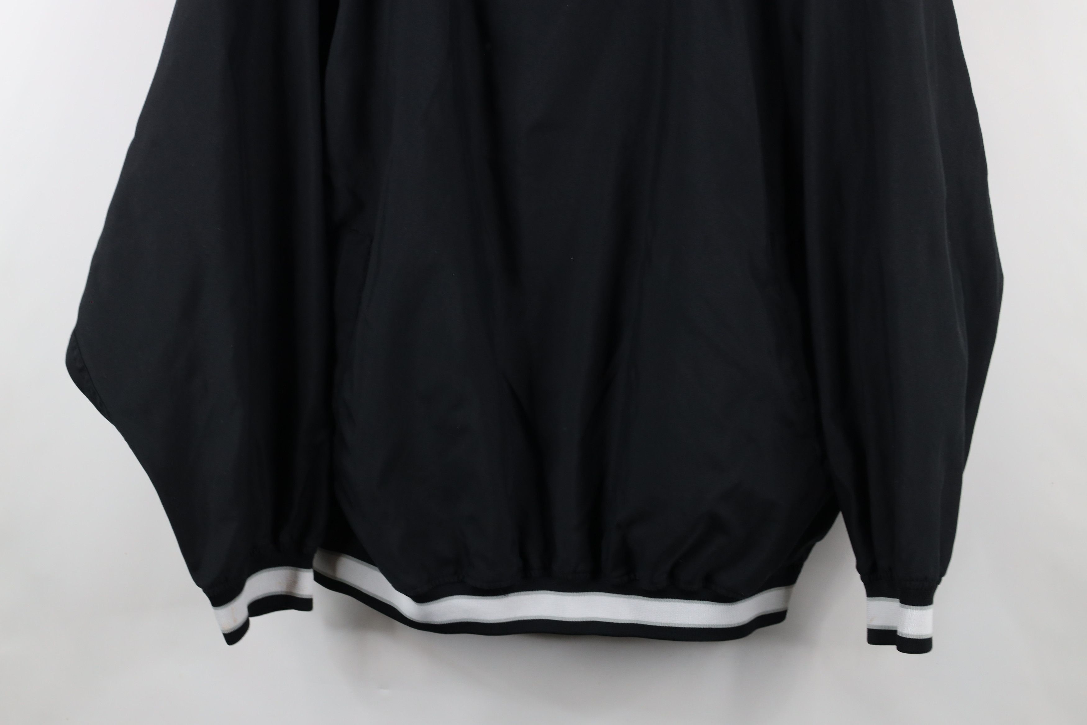 Reebok × Vintage Vintage 90s Reebok Logo Pullover Windbreaker Jacket Black Size US XL / EU 56 / 4 - 3 Thumbnail
