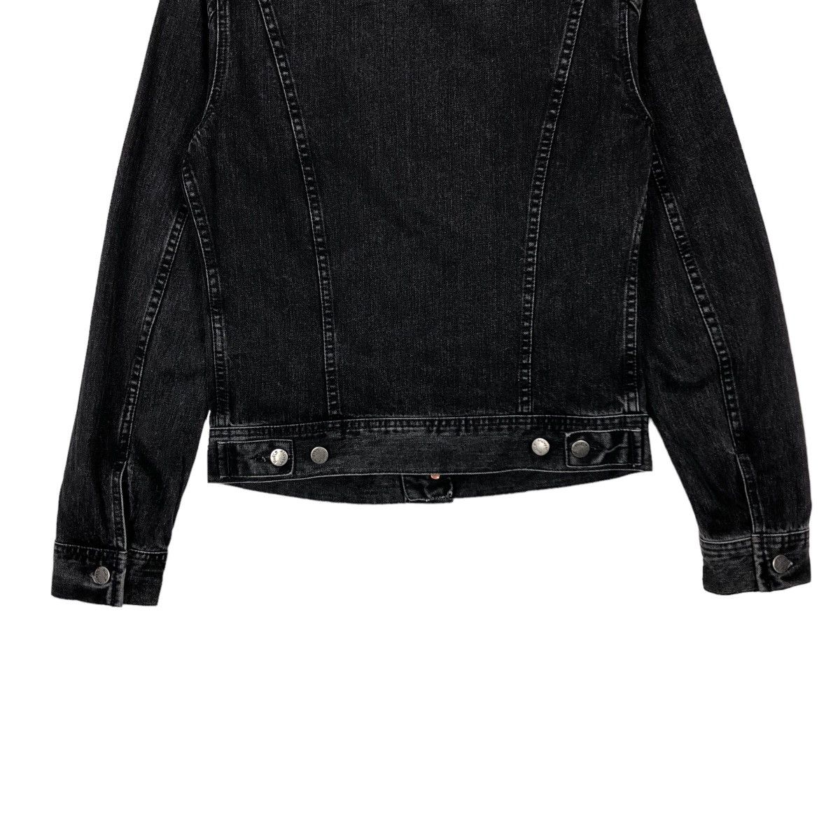 Japanese Brand 🔥90’s Biker Denim Jacket Cropped Trucker Nudie Jeans Italy Size US S / EU 44-46 / 1 - 8 Thumbnail