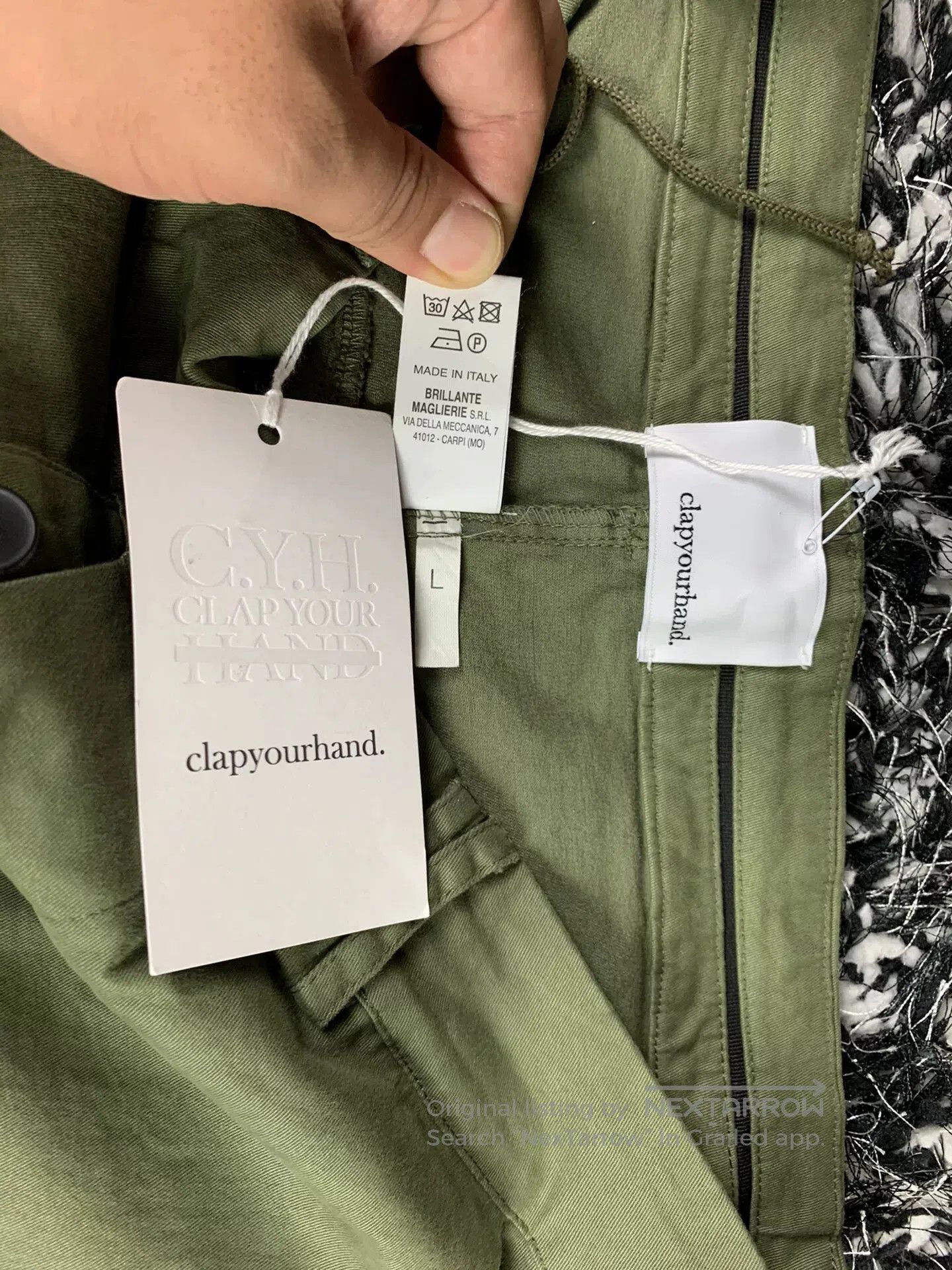 Japanese Brand C.Y.H Green Casual Pants. Size US 44 / EU 60 - 2 Thumbnail