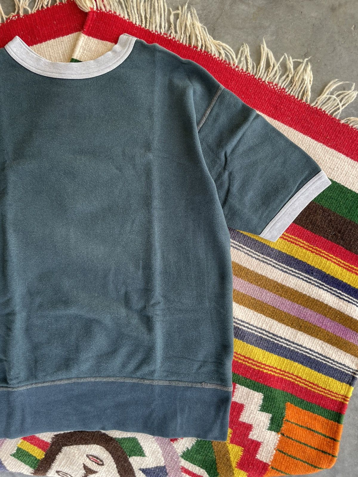Full Count & Co. Fullcount Short Sleeve Rib Cotton Sweater Size US M / EU 48-50 / 2 - 3 Thumbnail