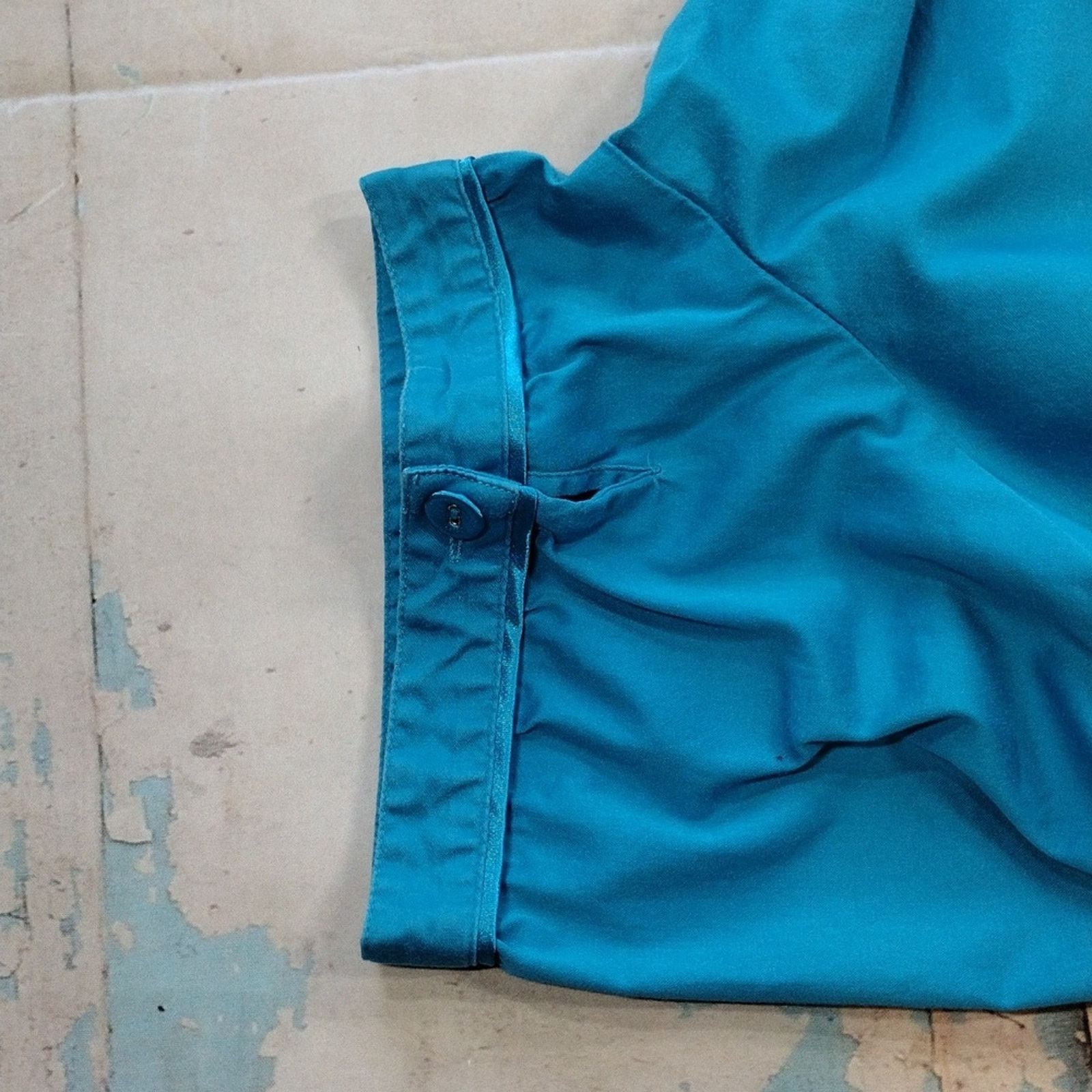 Other Lane Bryant Blue Button Down Short Sleeve Plus Size Shirt Size XXL / US 16-18 / IT 52-54 - 10 Thumbnail