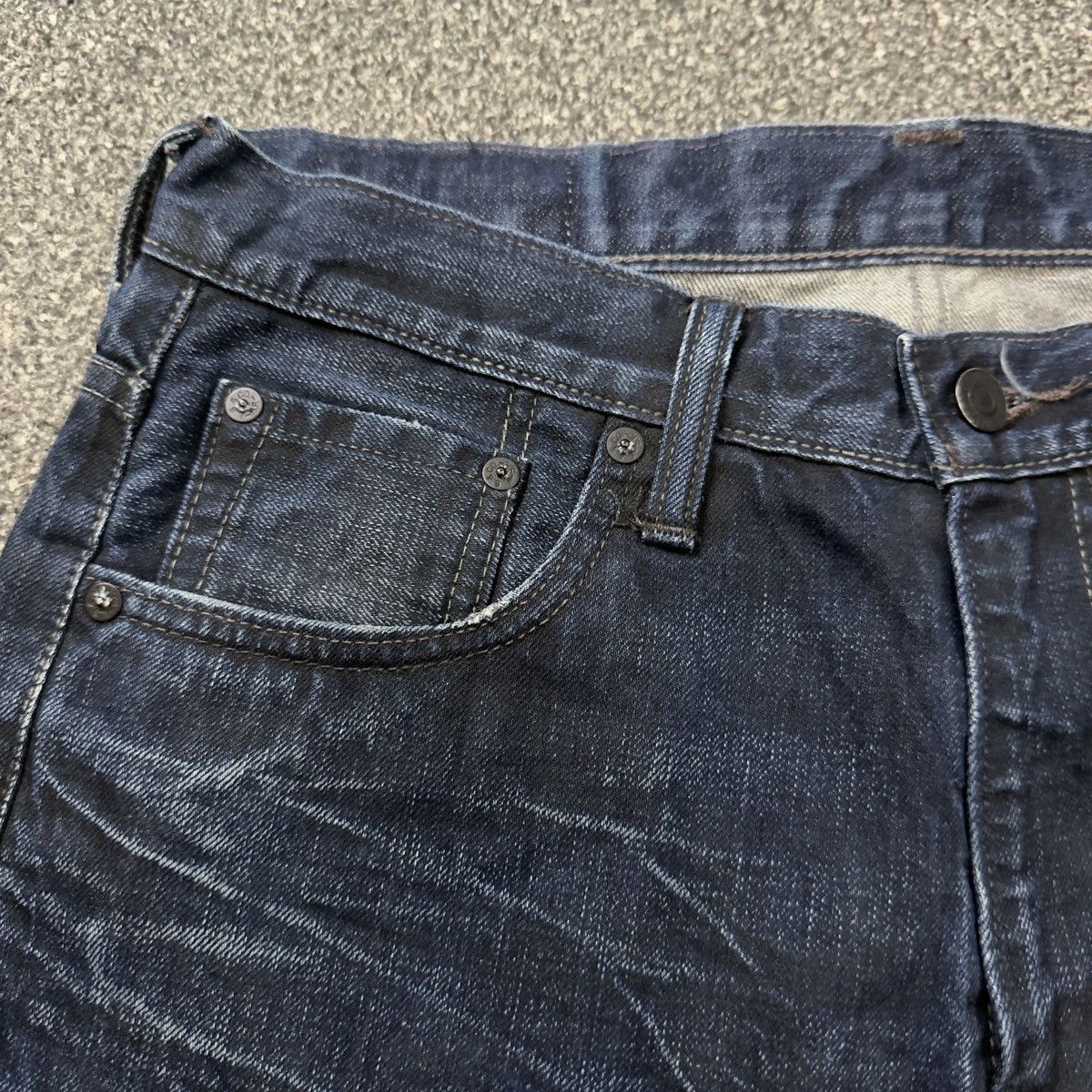 Engineered Garments × Levi's Vintage Y2K Levis Single R Black Denim Size US 30 / EU 46 - 8 Thumbnail