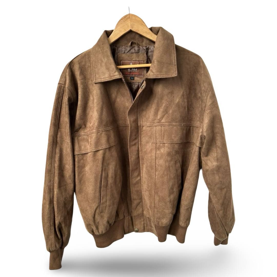 Vintage VTG suede JKT #966 Size US L / EU 52-54 / 3 - 1 Thumbnail