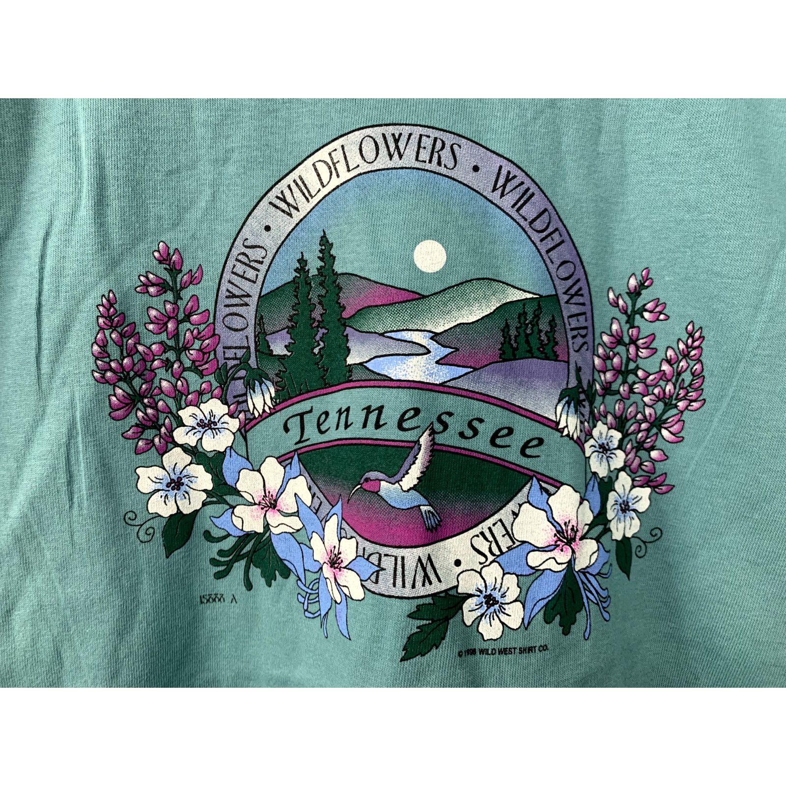 Vintage Vintage Womens Tennessee Shirt Green Top T-Shirt 90s VTG L Size L / US 10 / IT 46 - 2 Thumbnail
